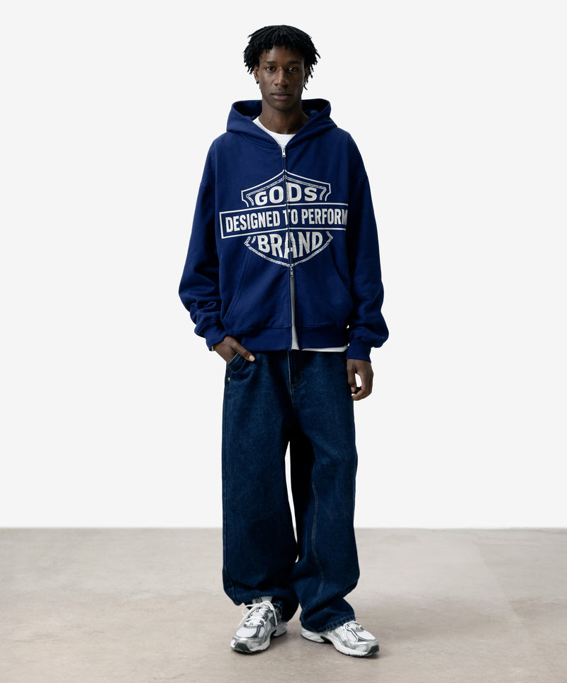 Designed To Perform Zipper Navy