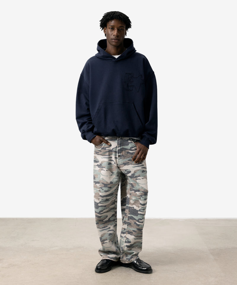 Star Hoodie Navy