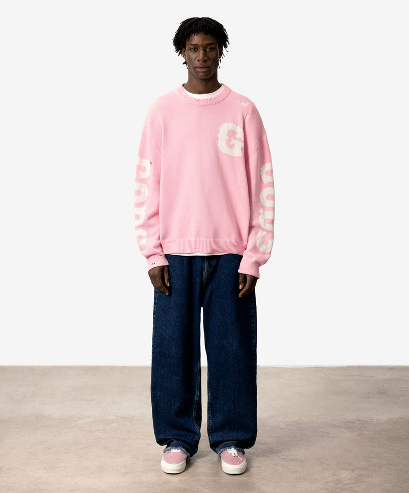 G Side Knitted Sweater Rose