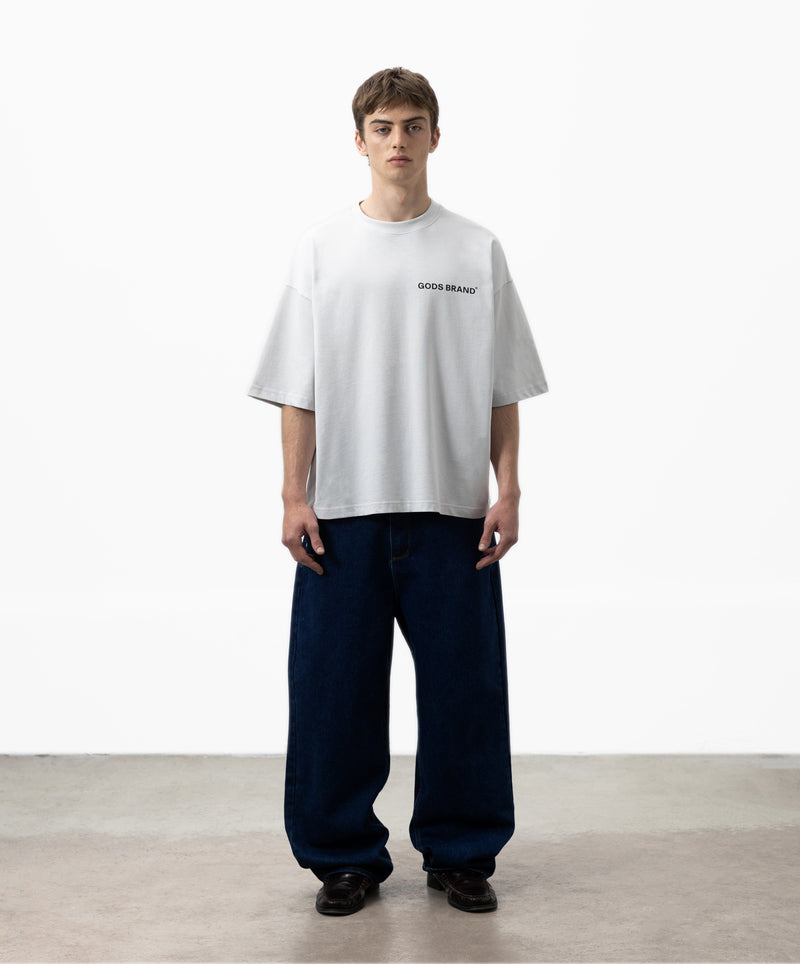 Performance Boxy Tee Light Grey