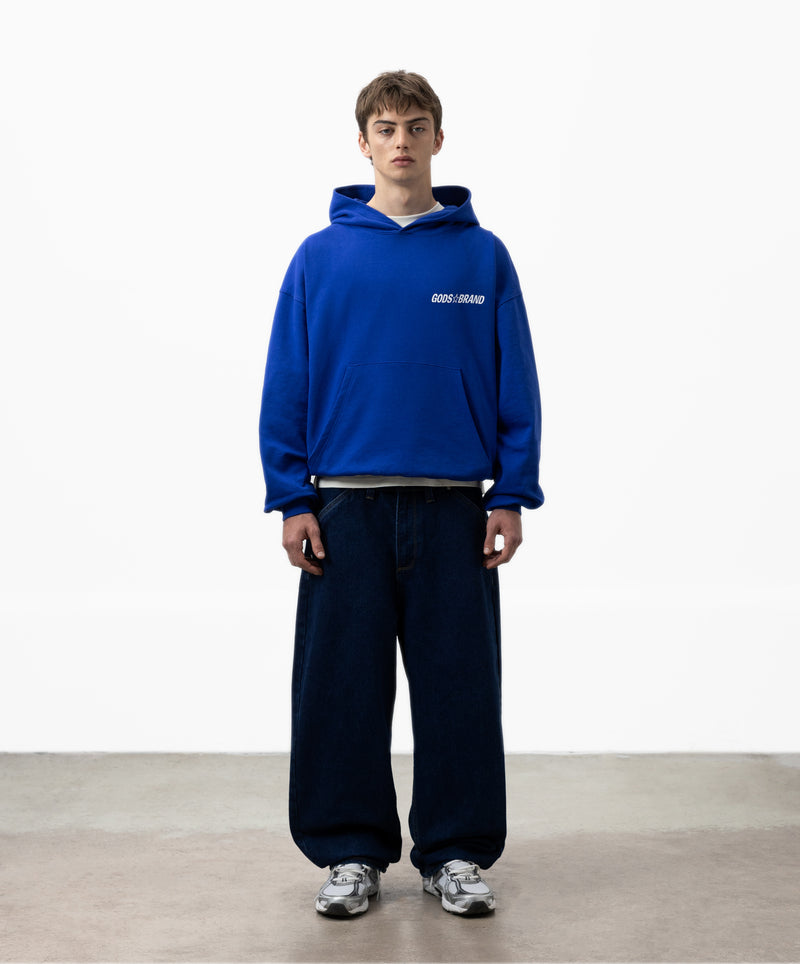 Sportscar Hoodie Blue