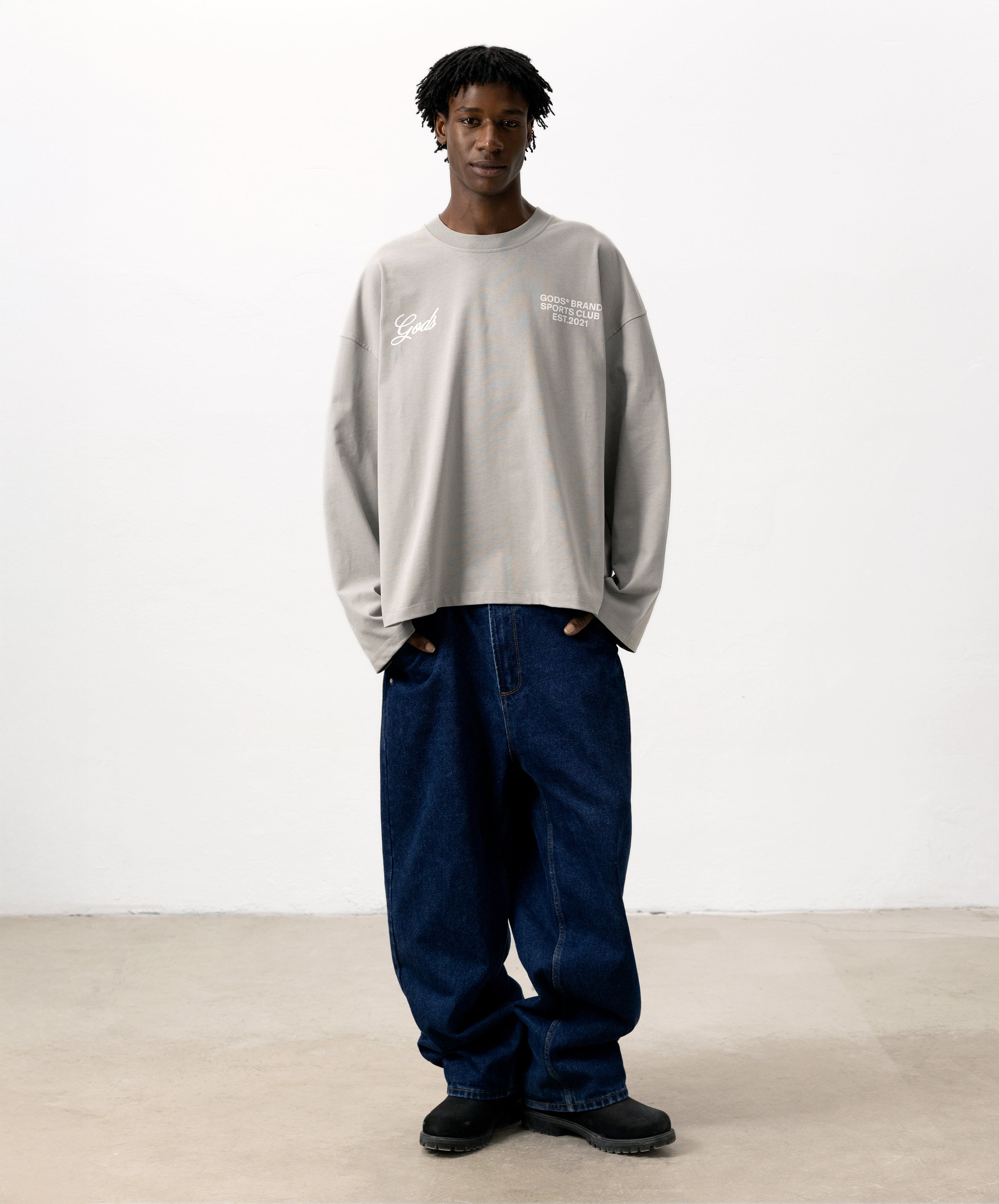 Sports Club Longsleeve Grey