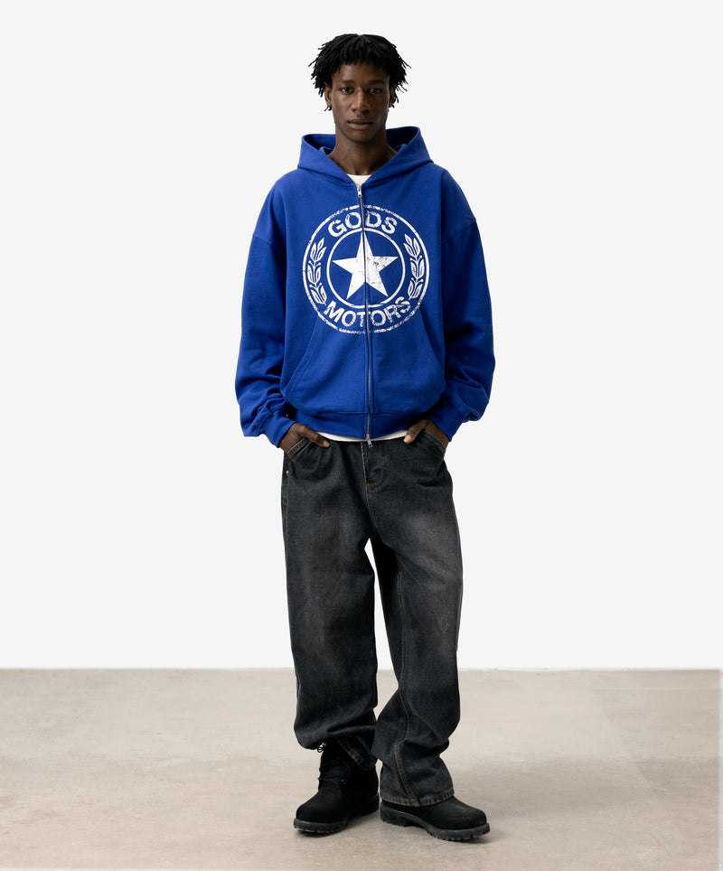 Motor Zipper Blue