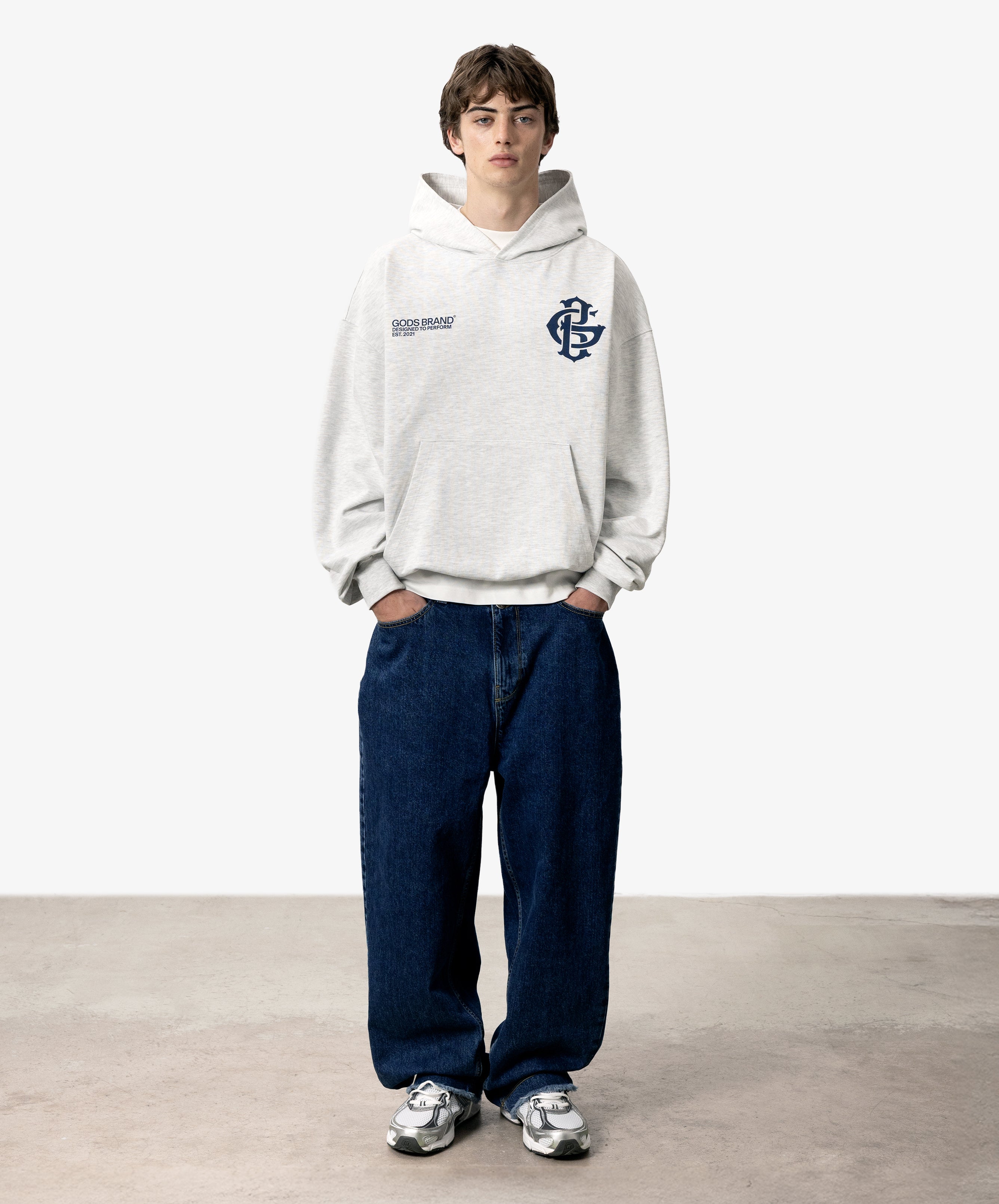 Gods Brand Hoodie Grey