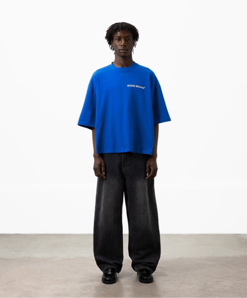 Performance Boxy Tee Blue