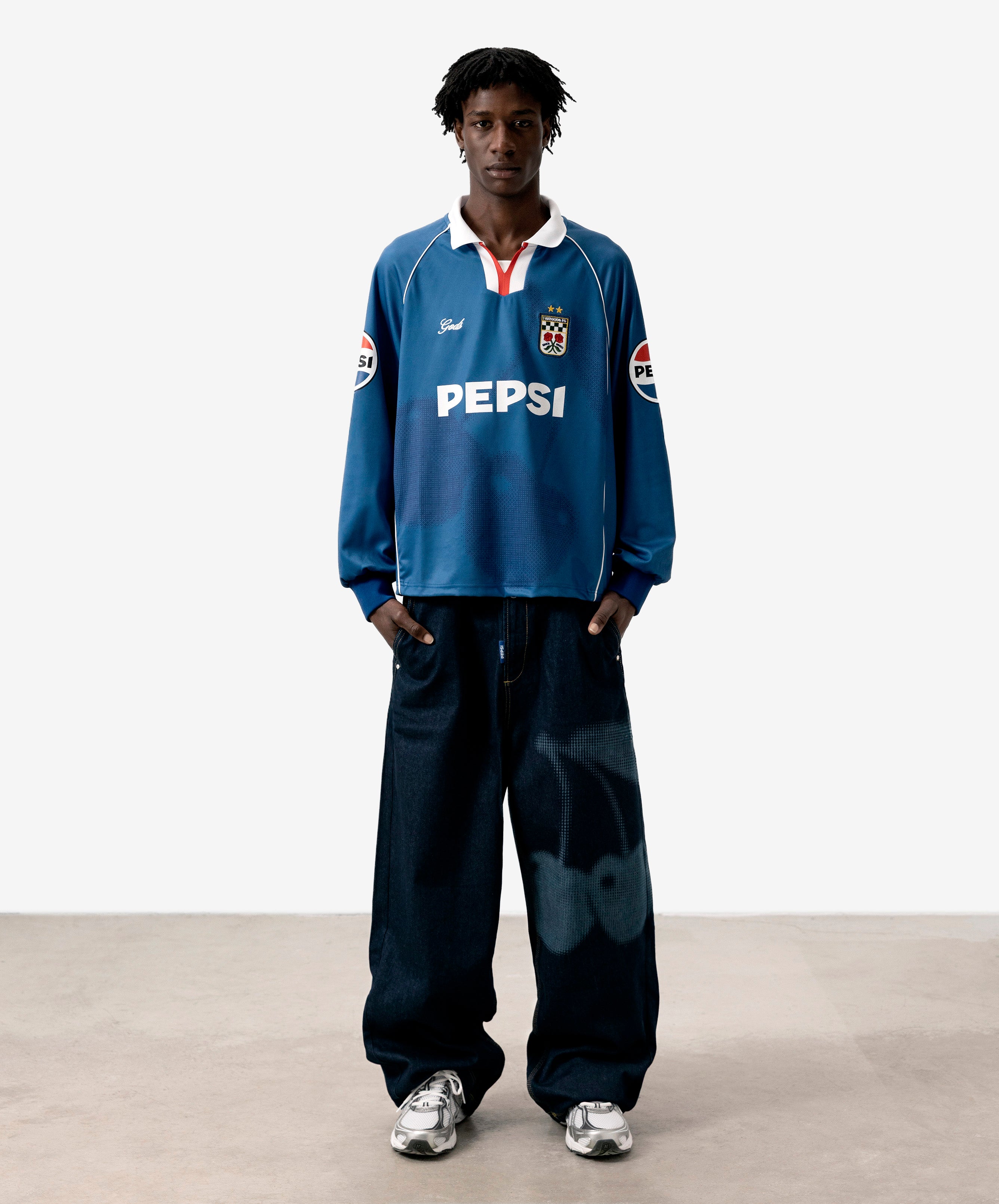 Cherry Pepsi Jersey Blue