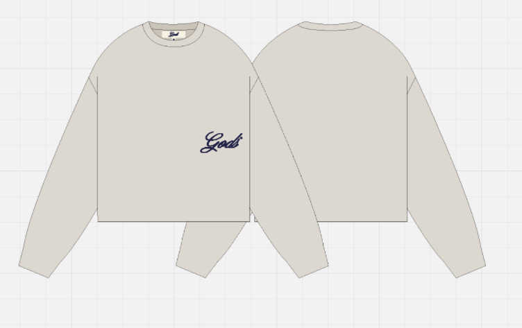 Handwritten Sweater Sand