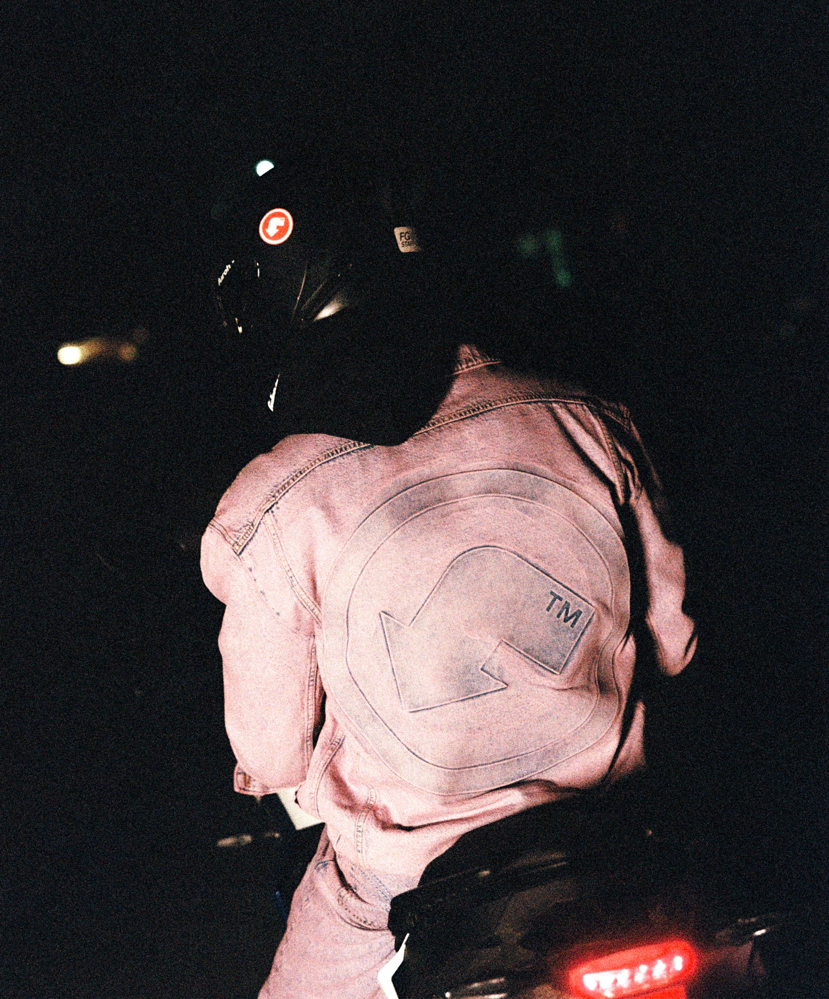 Tm Overdyed Denim Jacket Pink Gummy