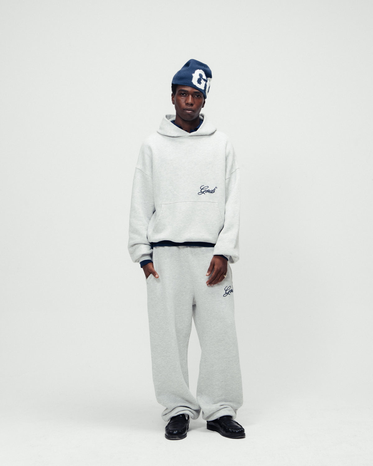 Handwritten Hoodie Light Grey