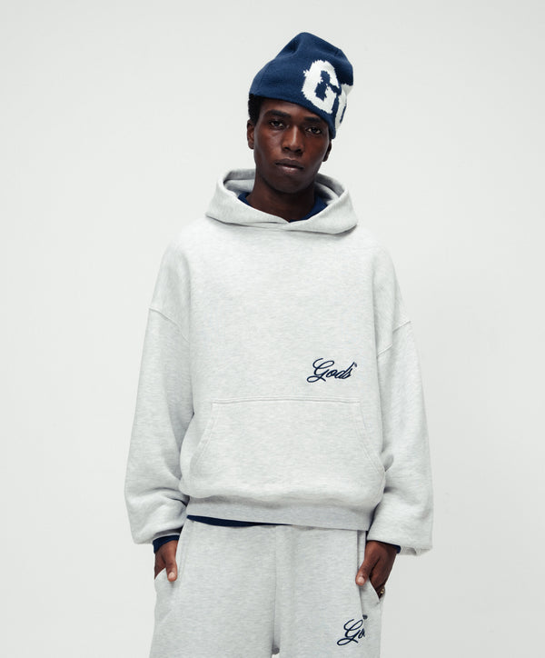 Handwritten Hoodie Light Grey