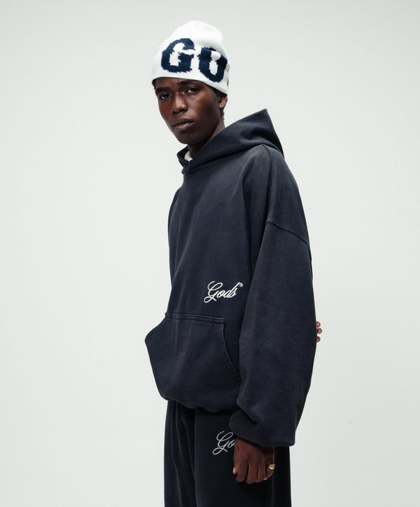 Handwritten Hoodie Dark Grey