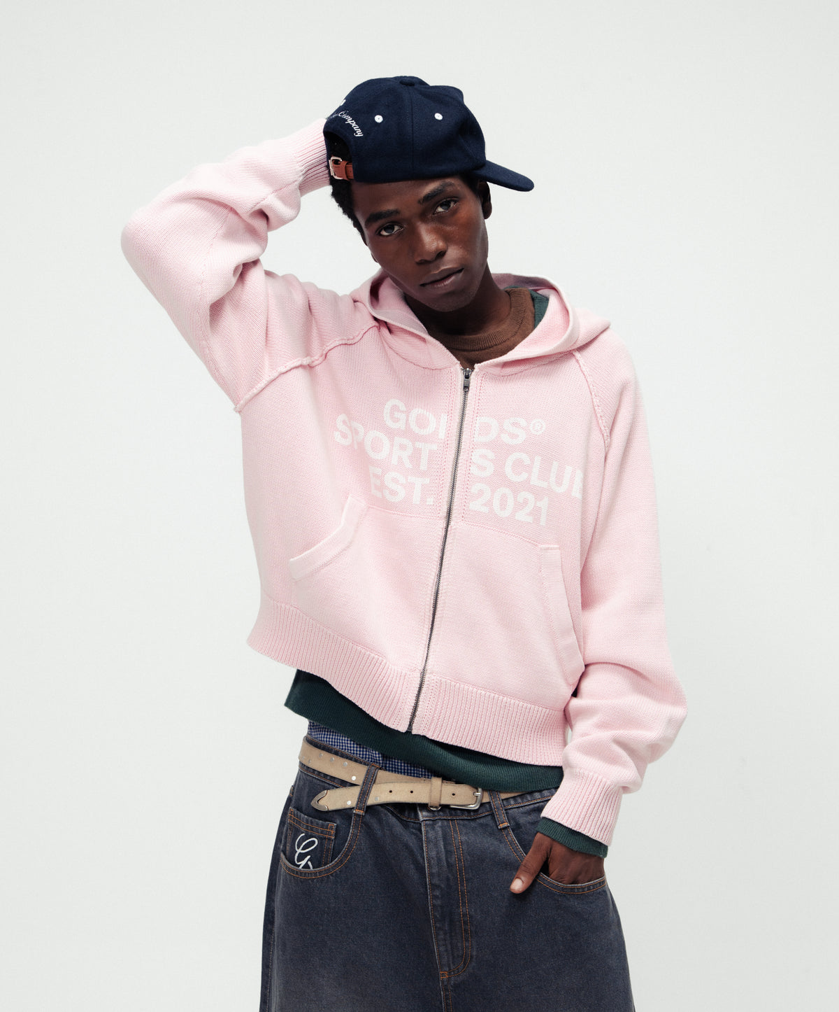 Sunfaded Zipper Pink