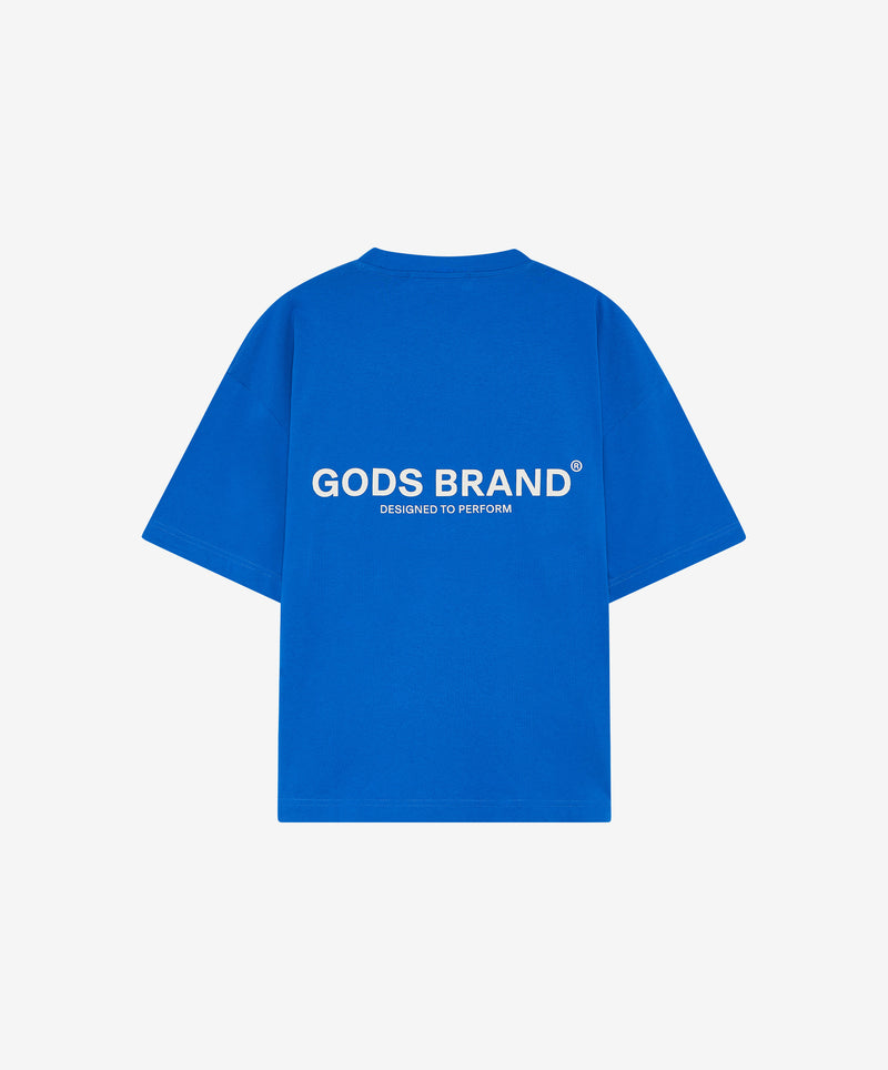 Performance Boxy Tee Blue