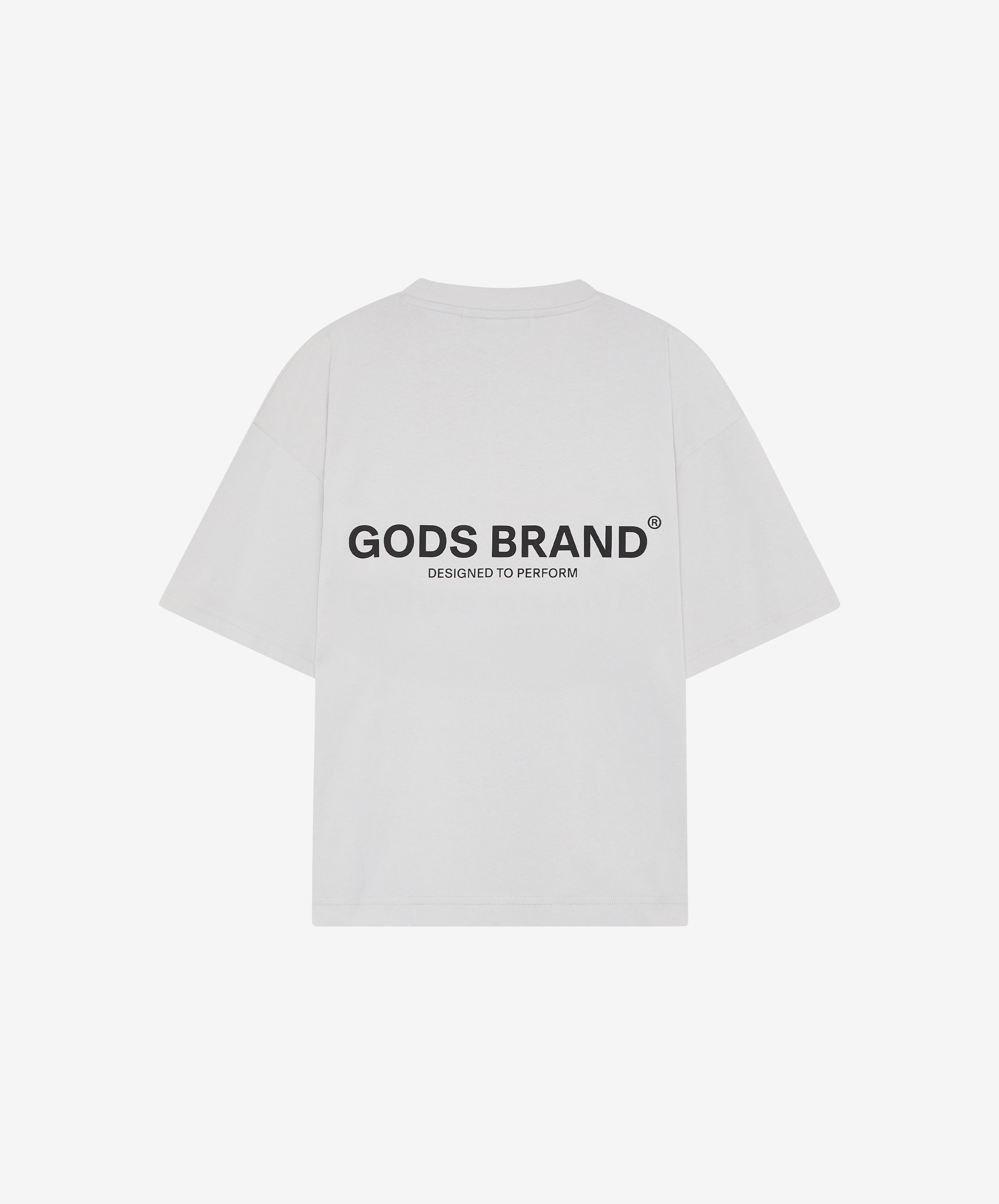 Performance Boxy Tee Light Grey