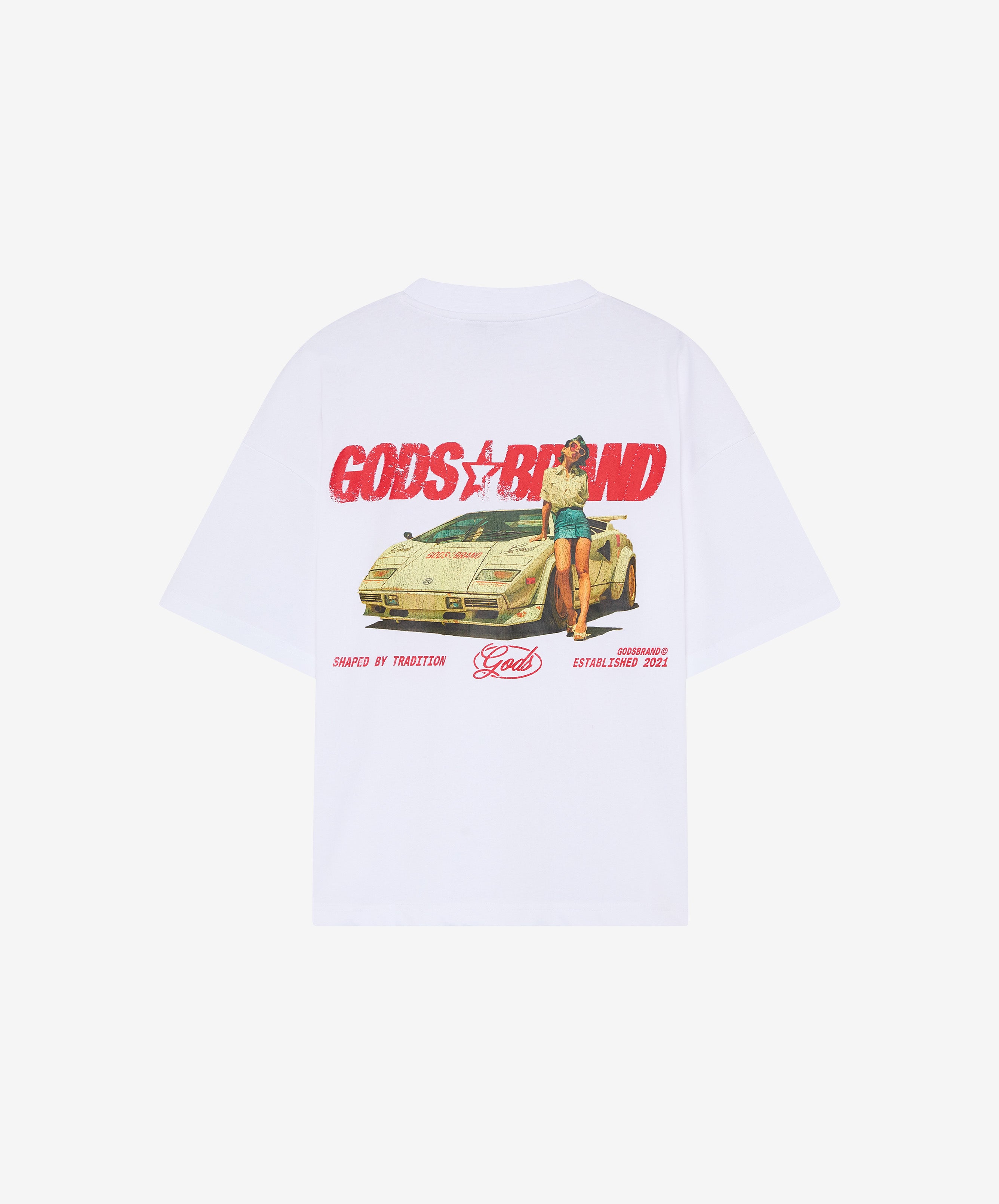 Sportscar Tee White