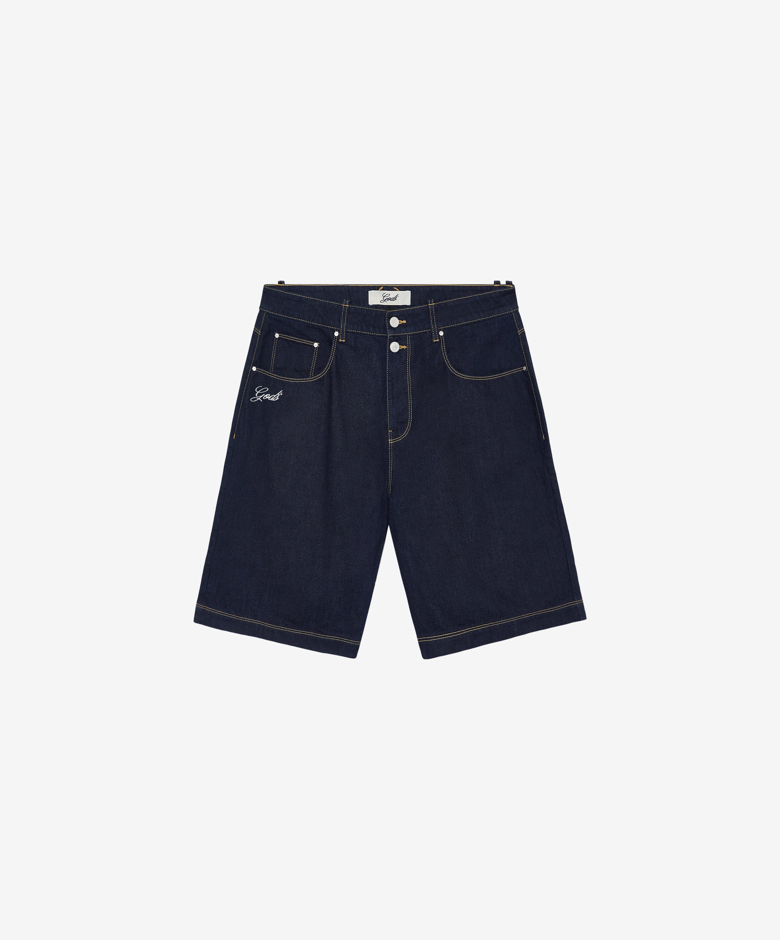Gods Denim Shorts Navy
