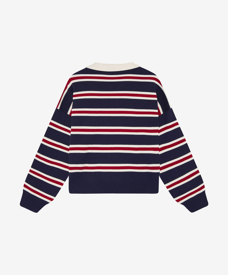 Gods Star Striped Knitted Sweater