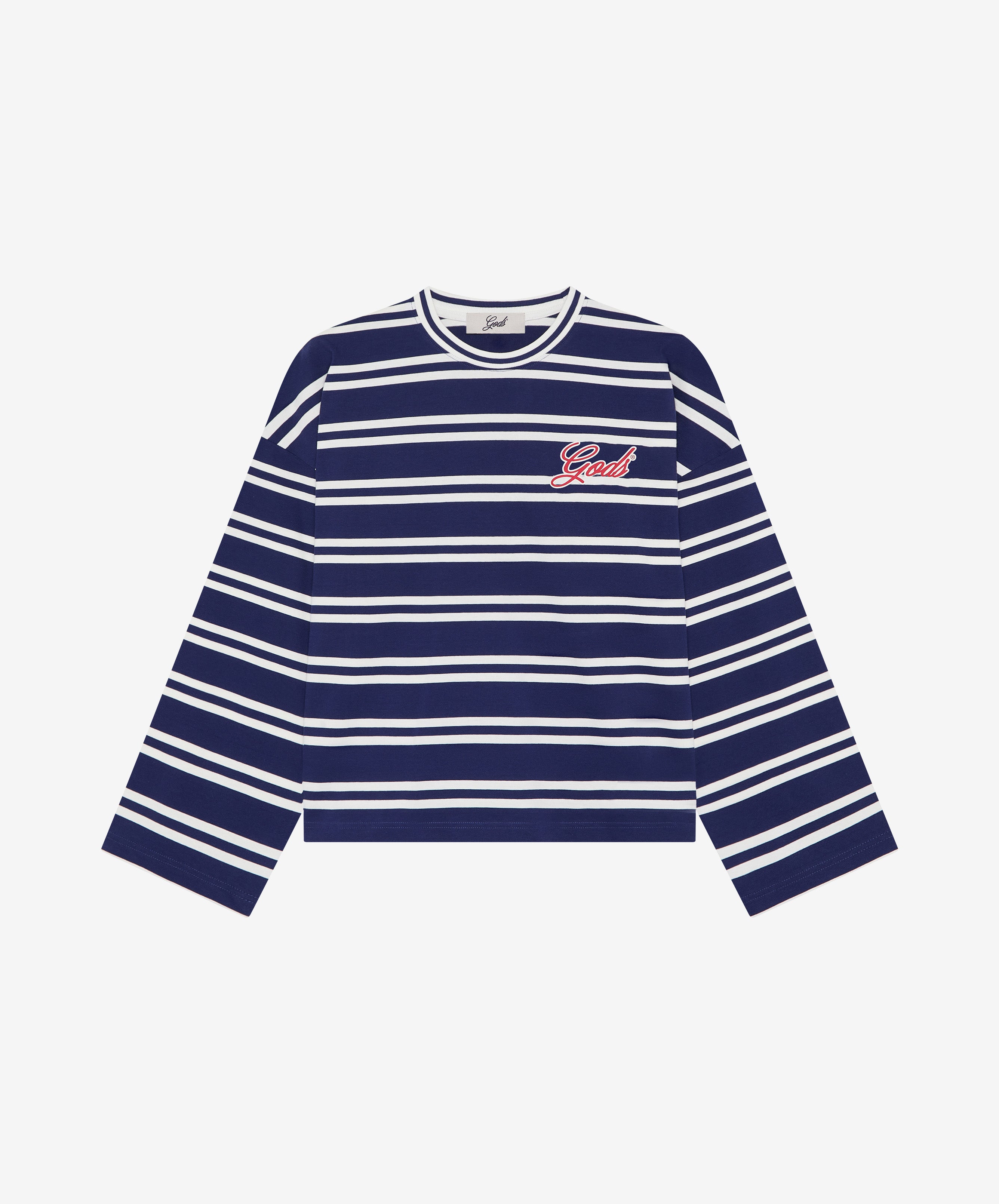 Gods Star Striped Longsleeve Navy