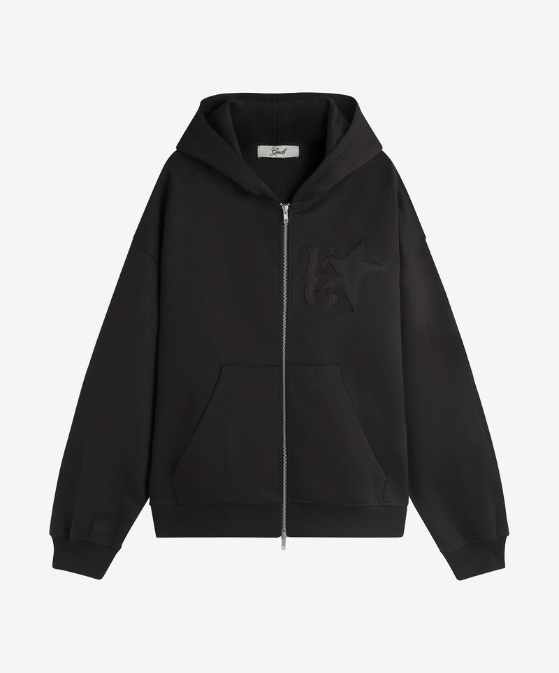 Star Zipper Black