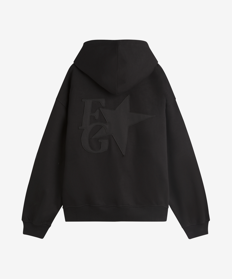 Star Zipper Black