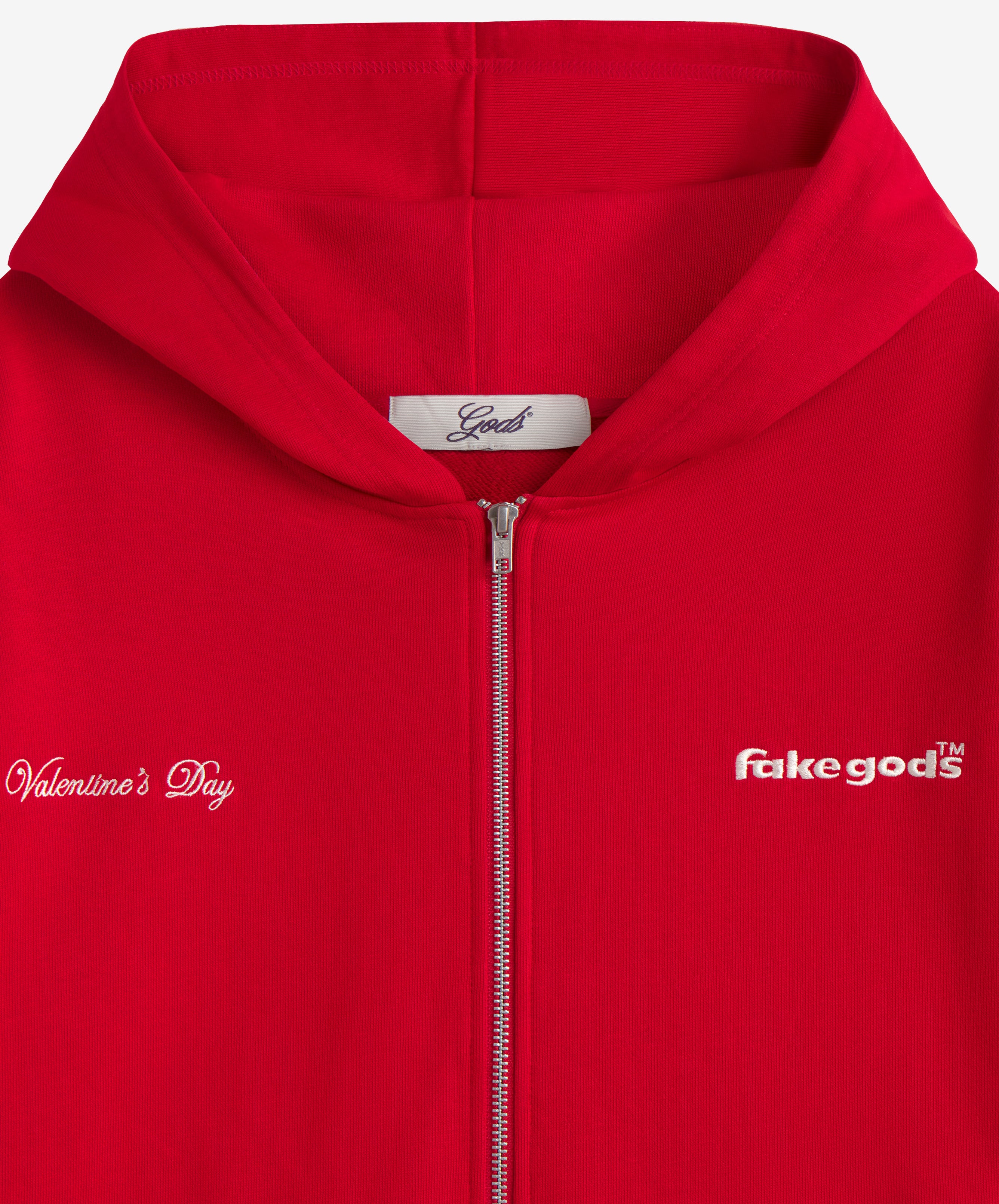 I Love You Zipper Red