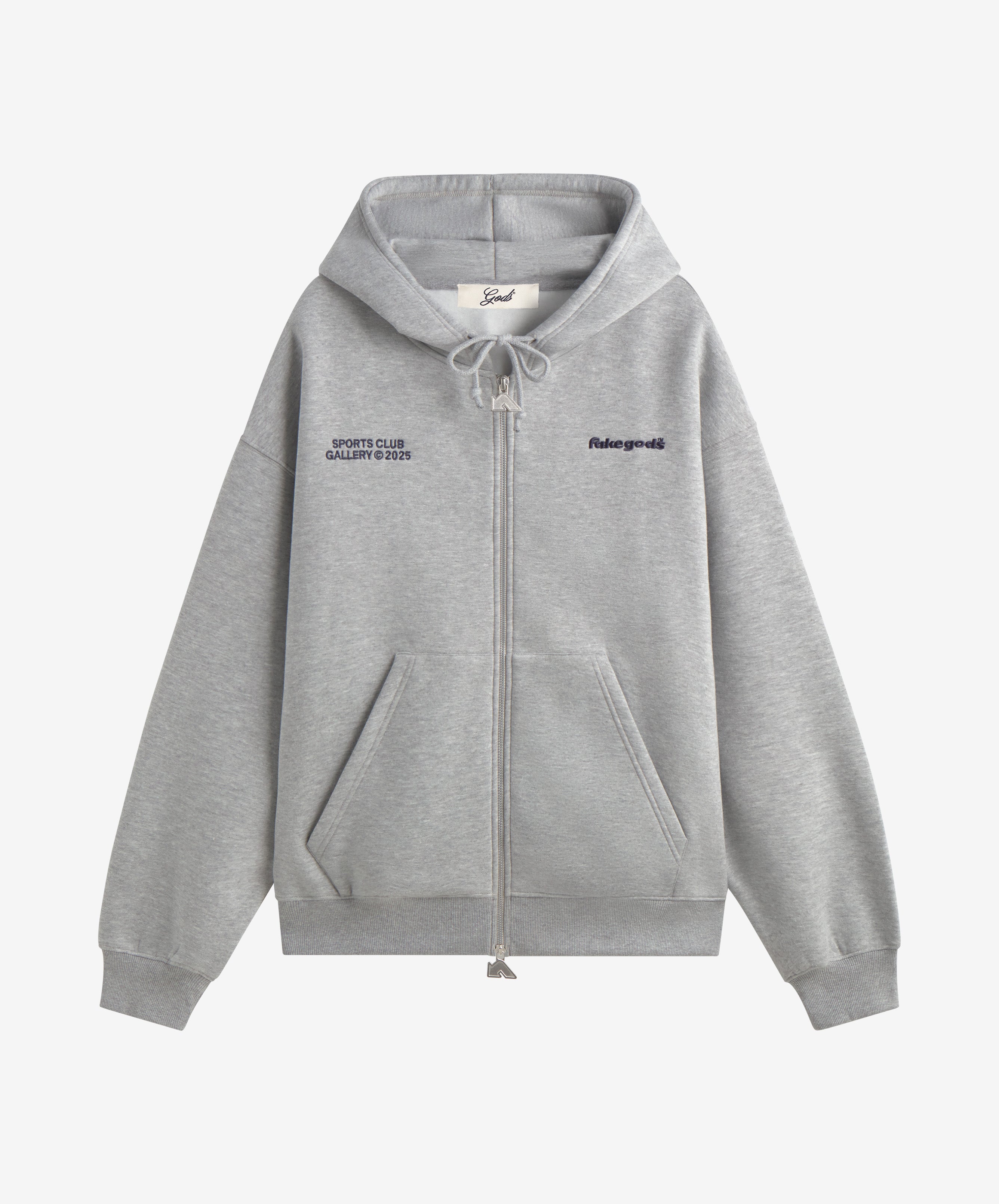 Sports Club Gallery Zipper Grey Melange