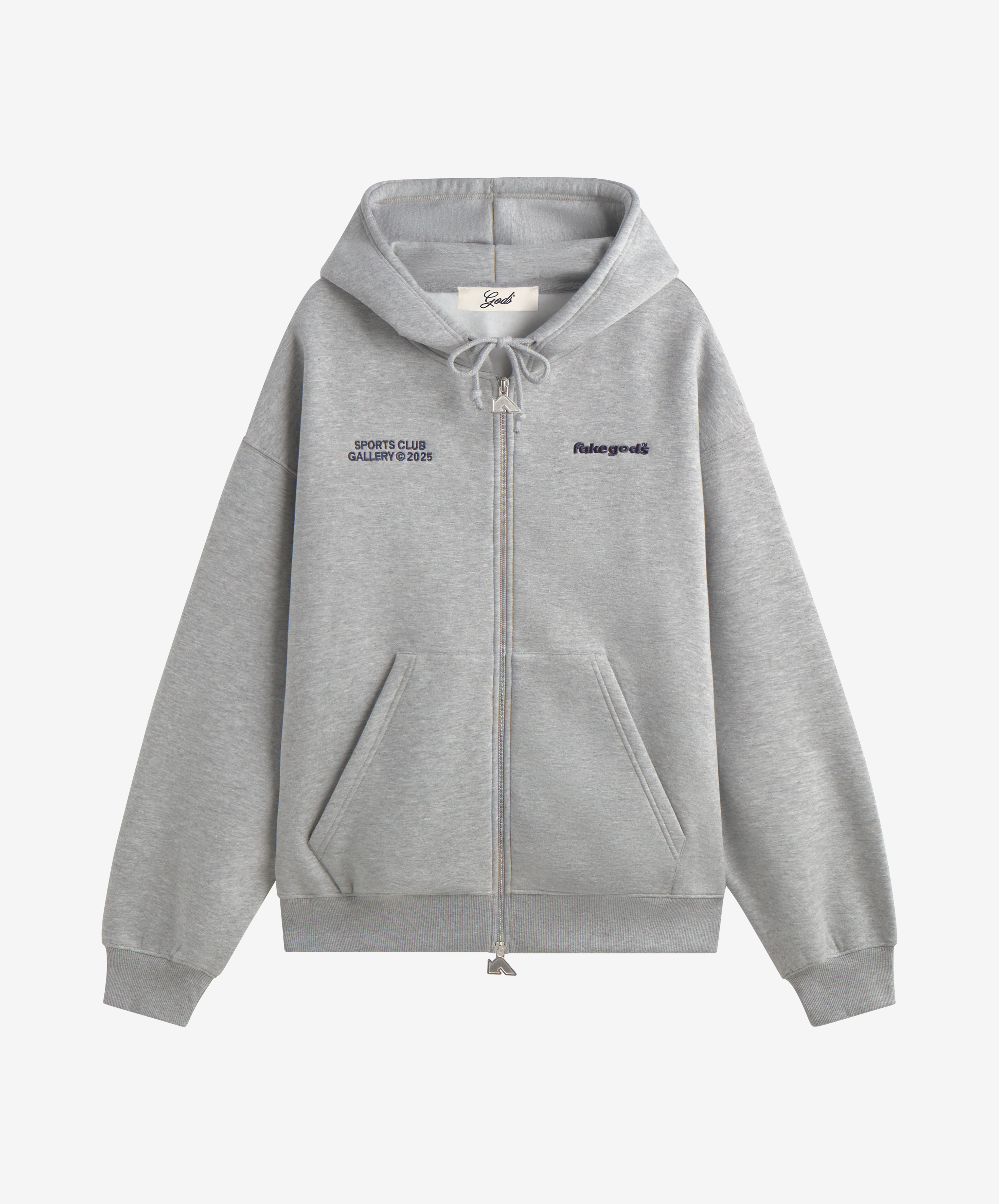 Sports Club Gallery Zipper Grey Melange