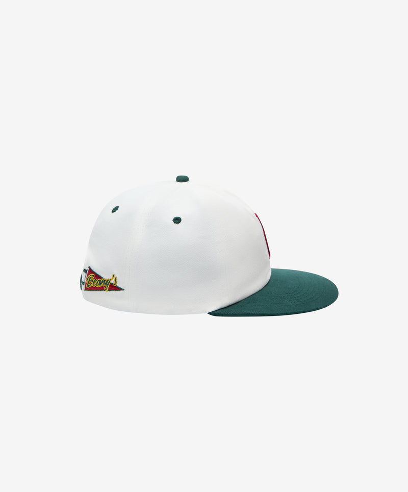 Beany's Cap White-Green