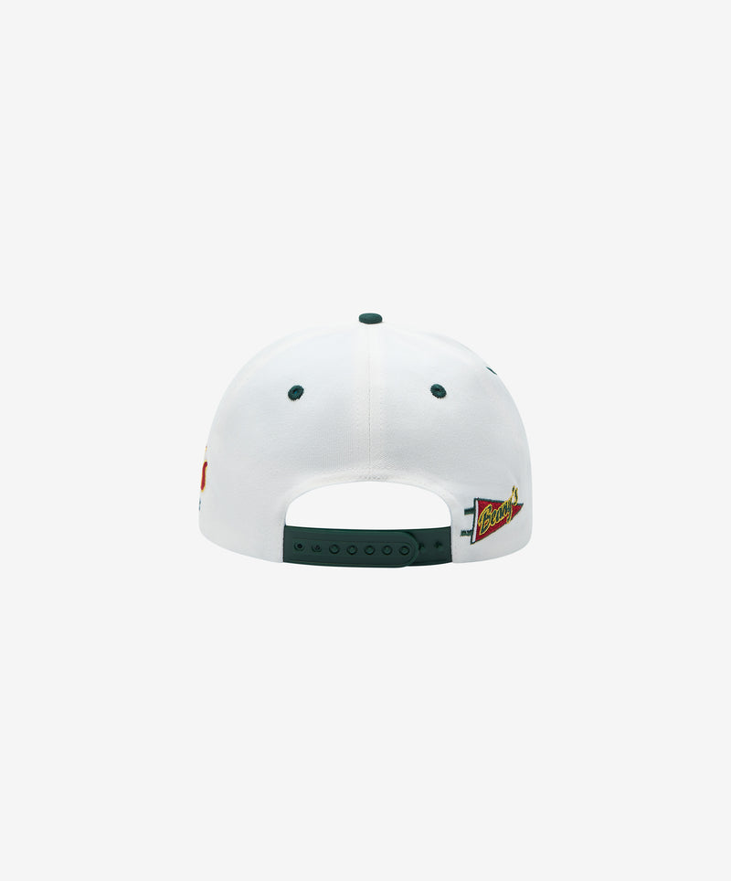 Beany's Cap White-Green