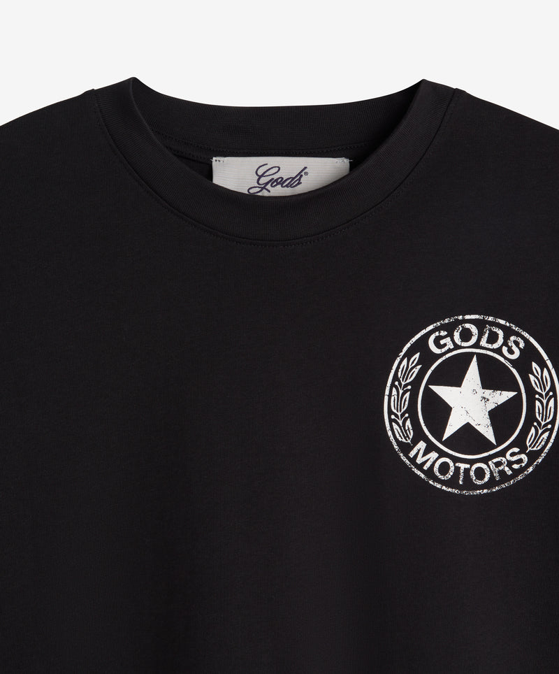 Motor Boxy Tee Black