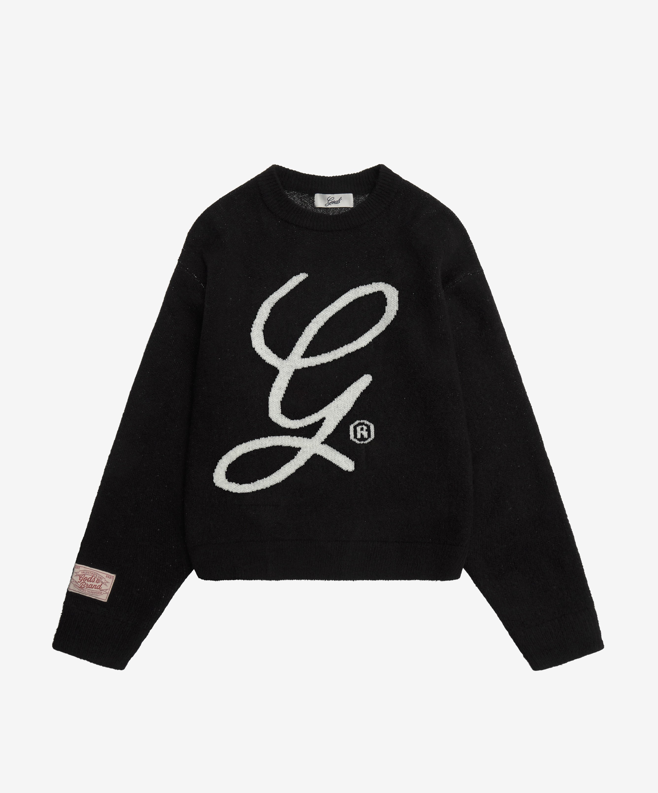 G'S Knitted Sweater Black