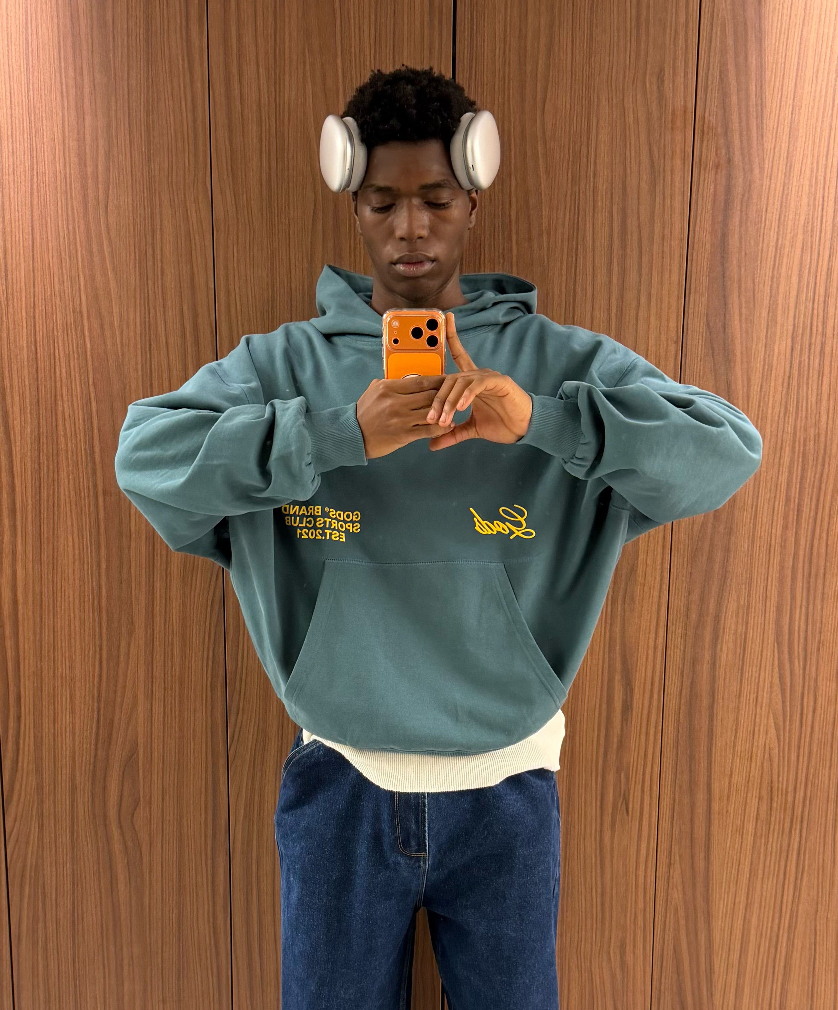 Gods® Brand Sports Club Hoodie Green