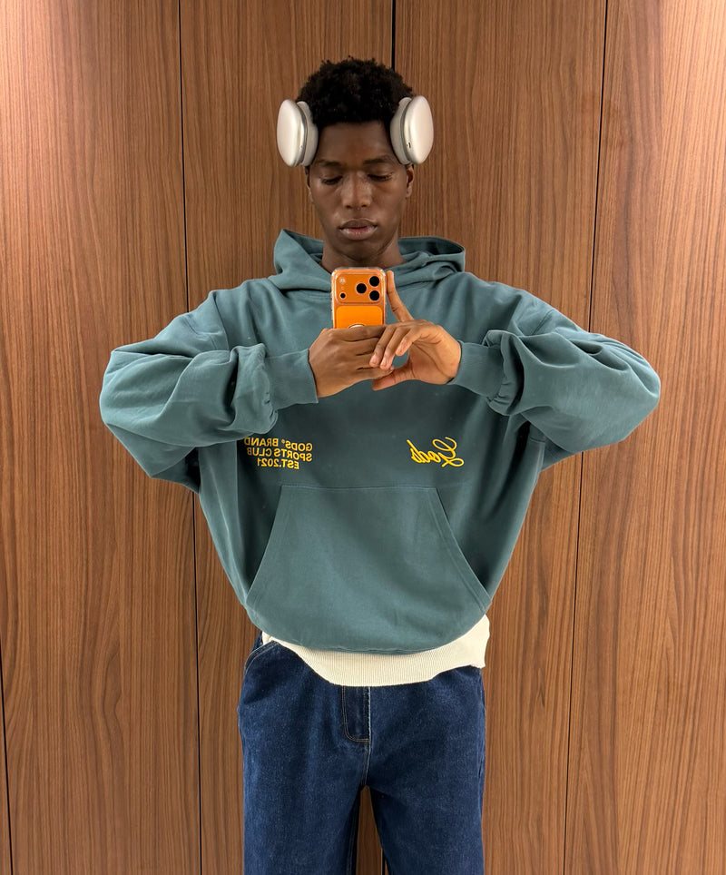 Gods® Brand Sports Club Hoodie Green