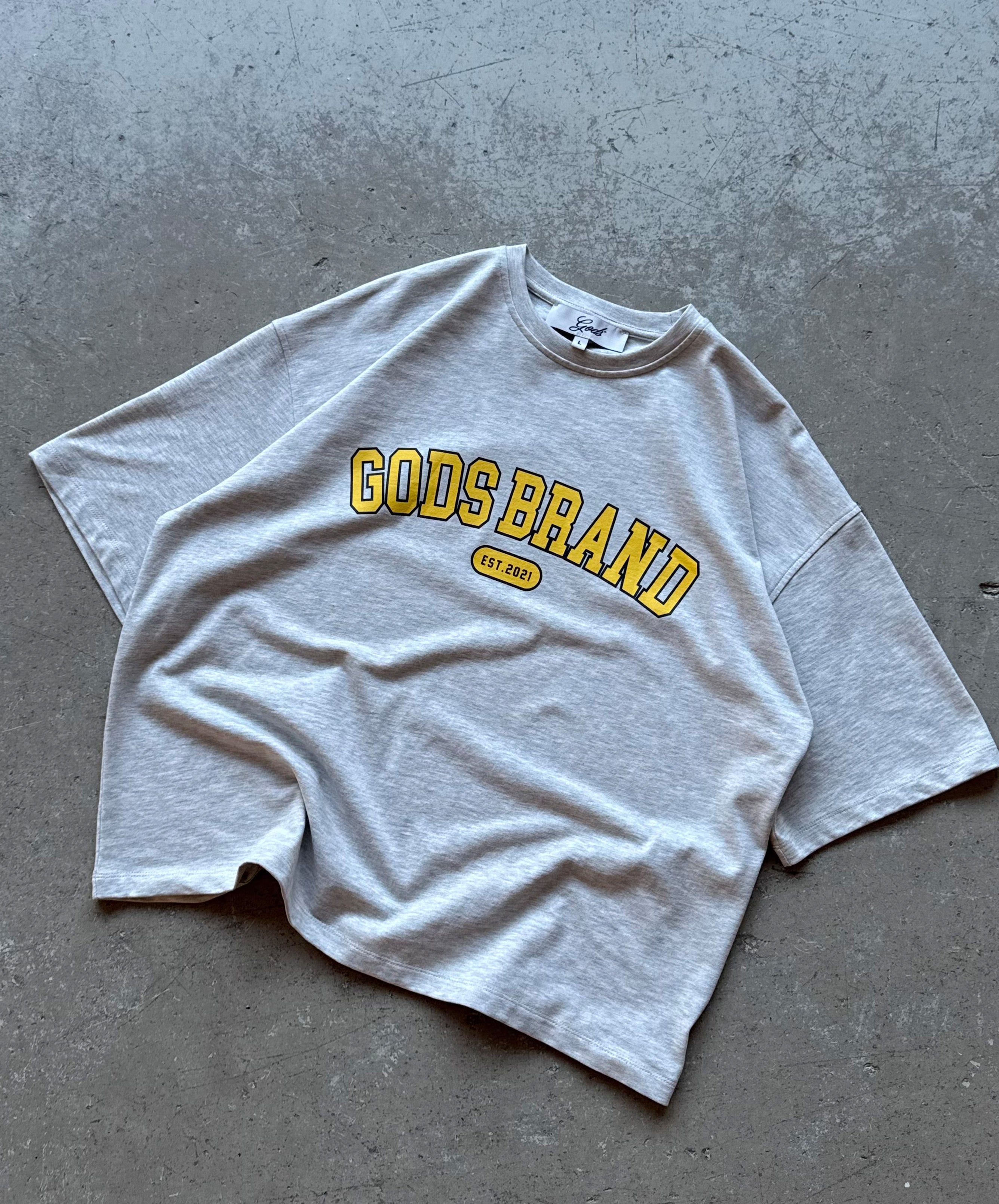 Godsbrand Boxy Tee Light Grey