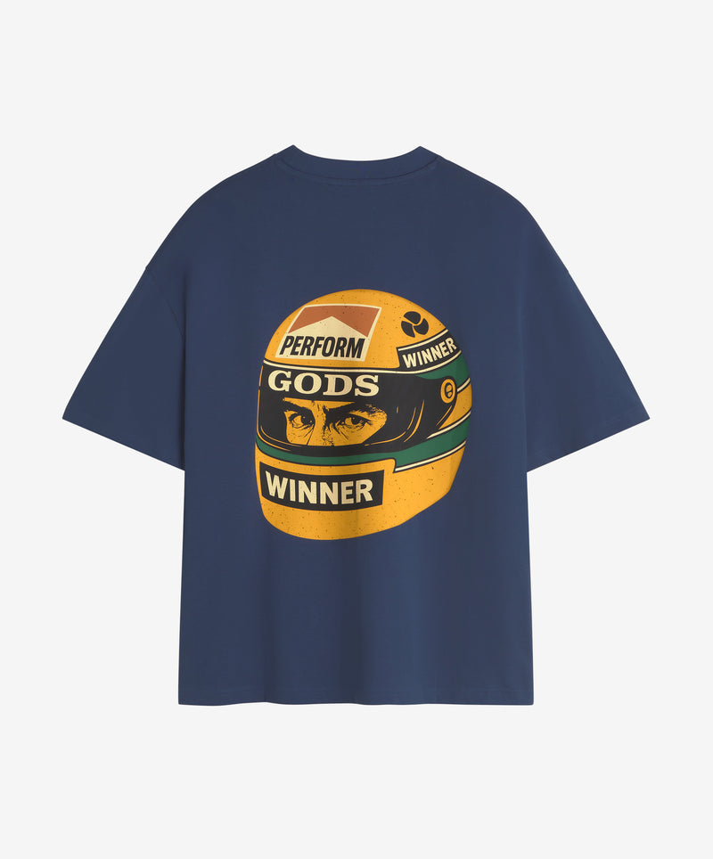 Ayr Boxy Tee Navy