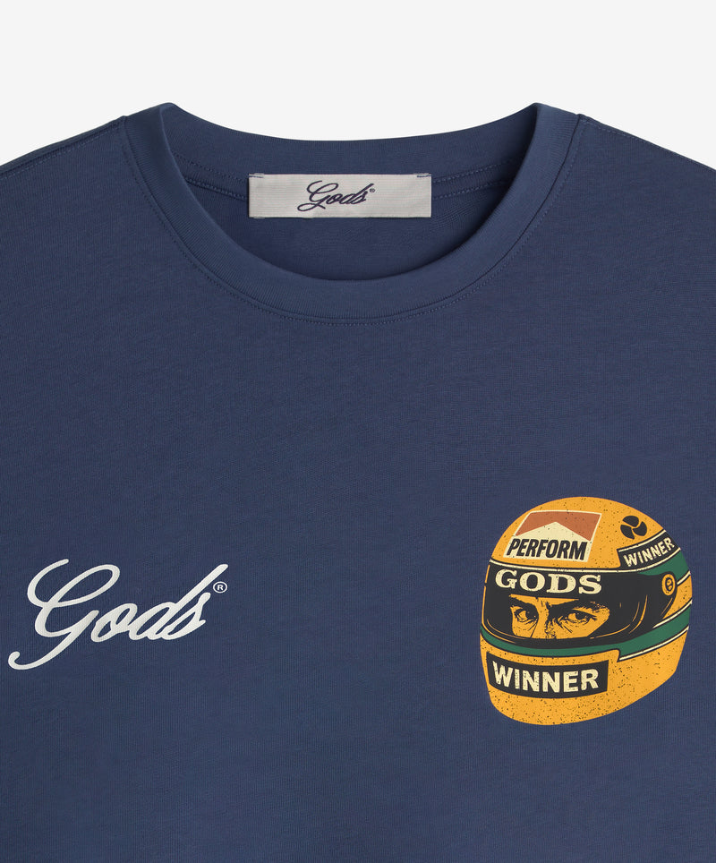 Ayr Boxy Tee Navy