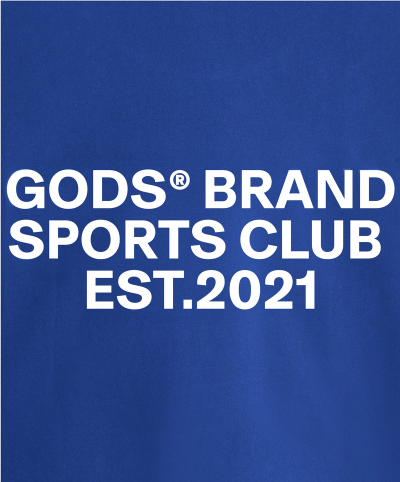 Gods® Brand Sports Club Hoodie Blue