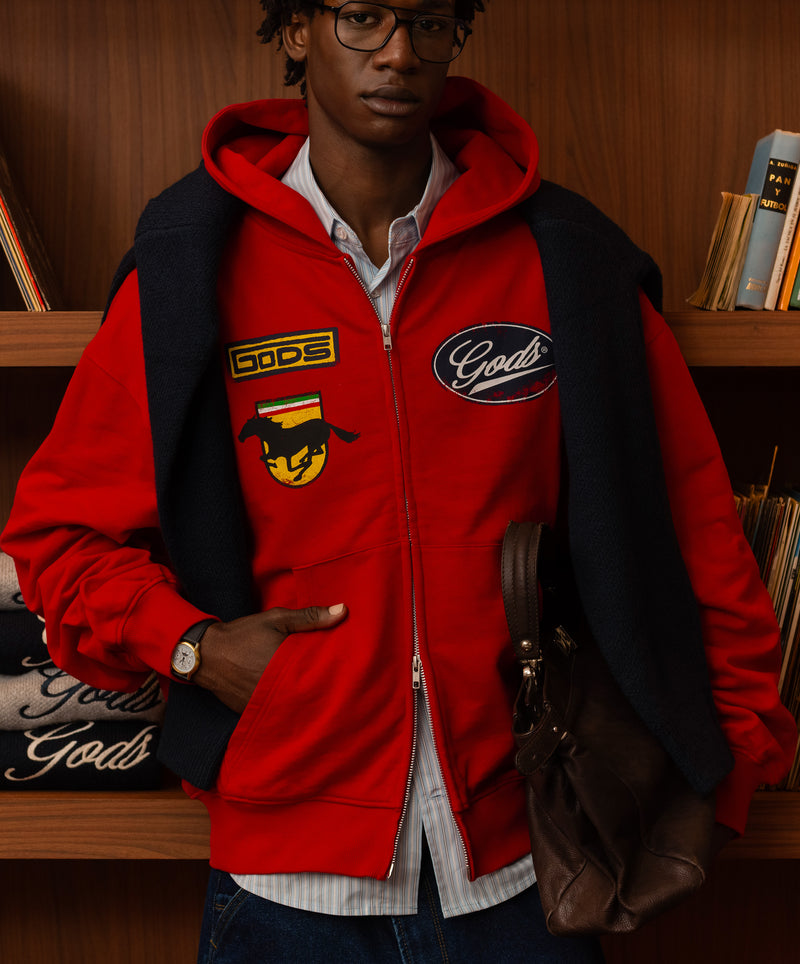 Racing Zipper Red