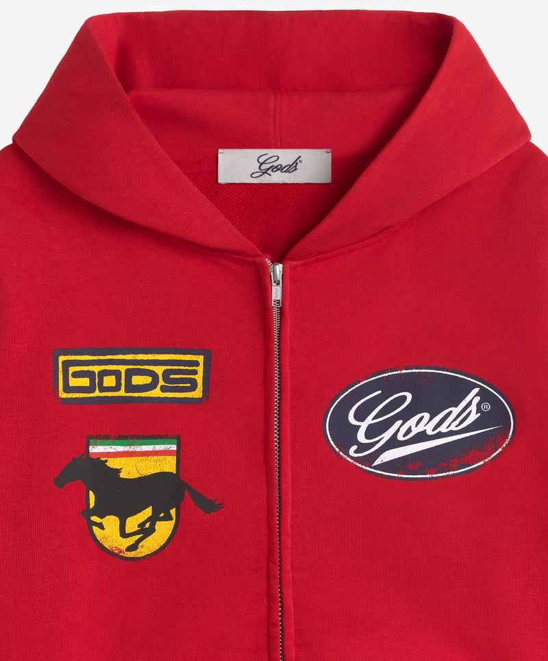 Racing Zipper Red