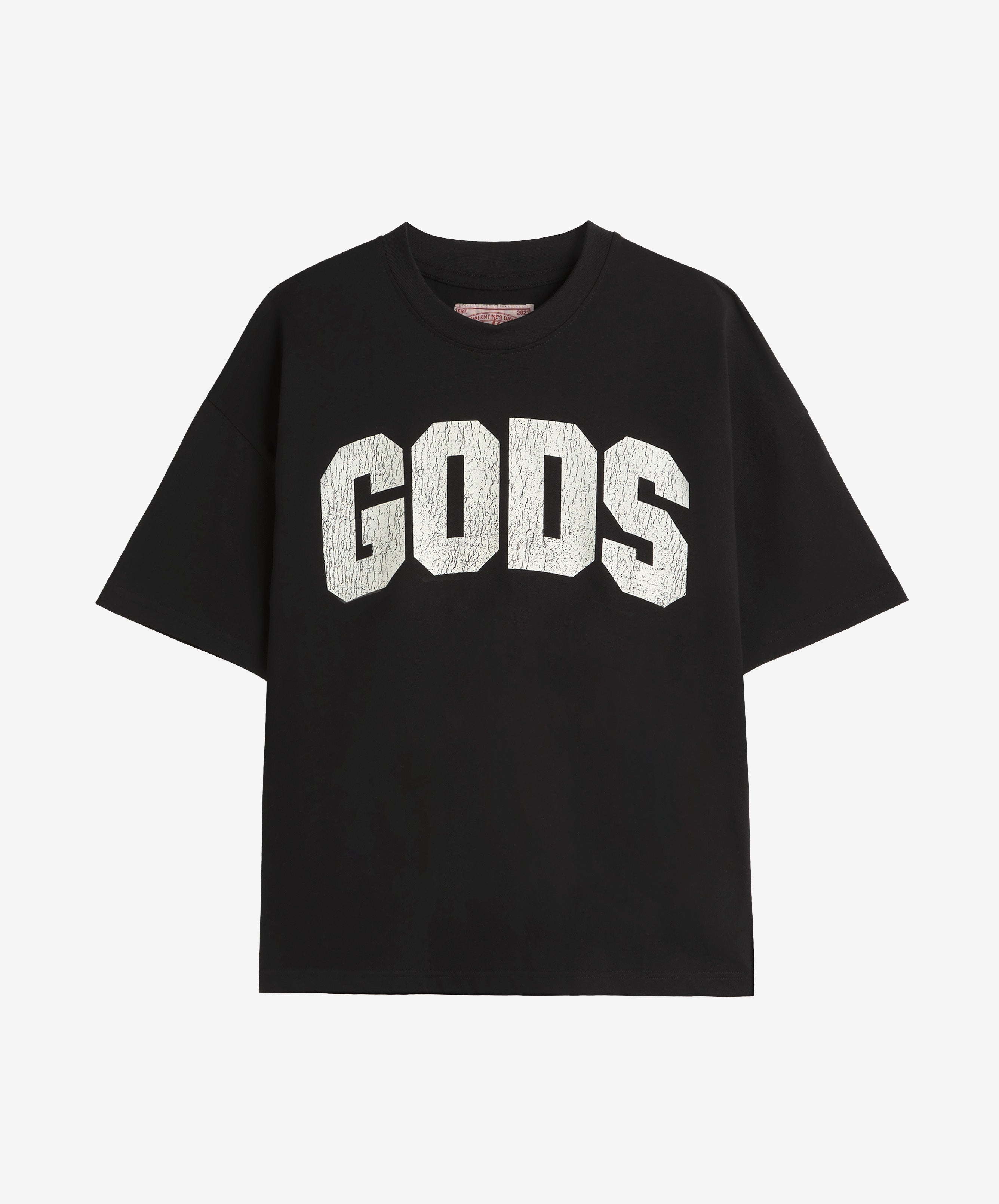 Gods Boxy Tee Black