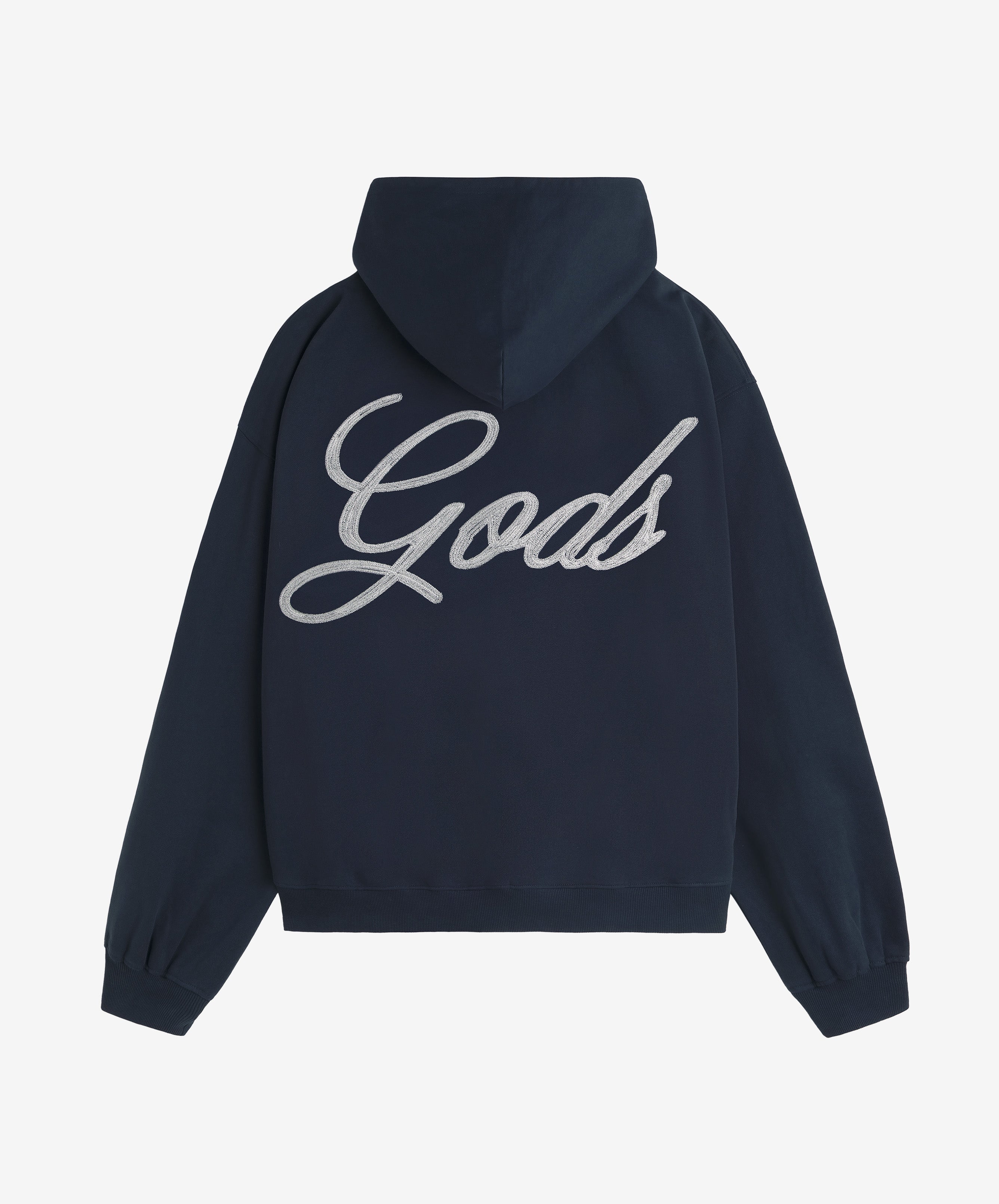Love Script Zipper Navy