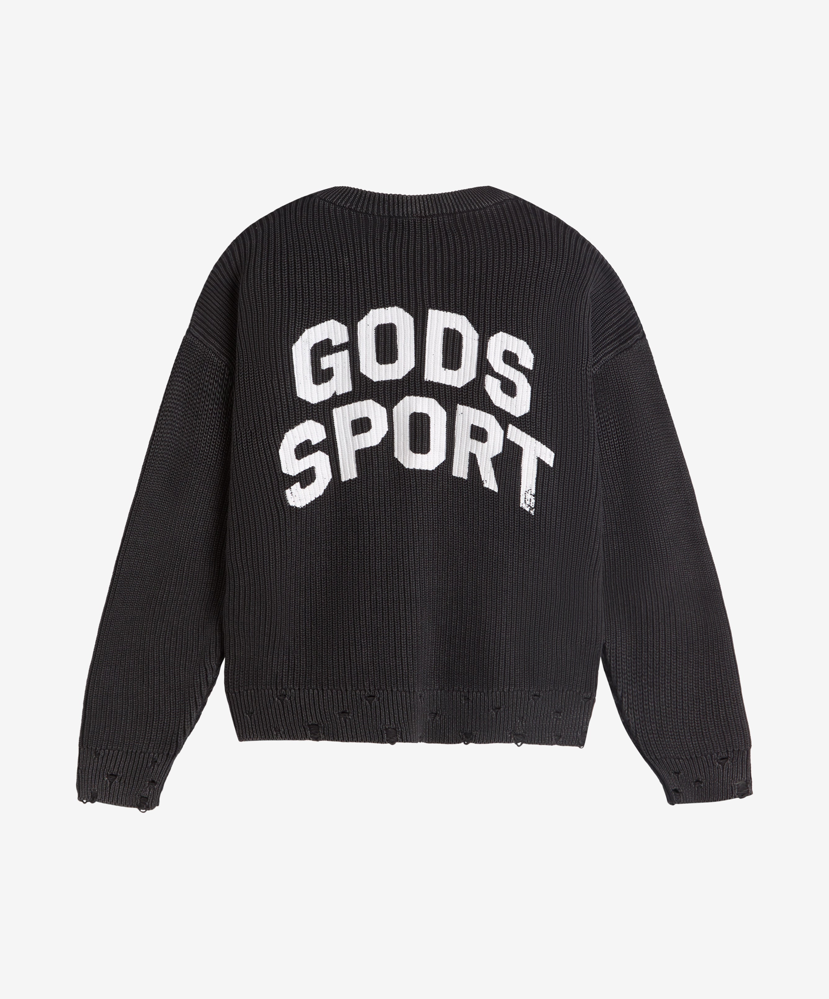 Gods Sport Knitted Sweater Black