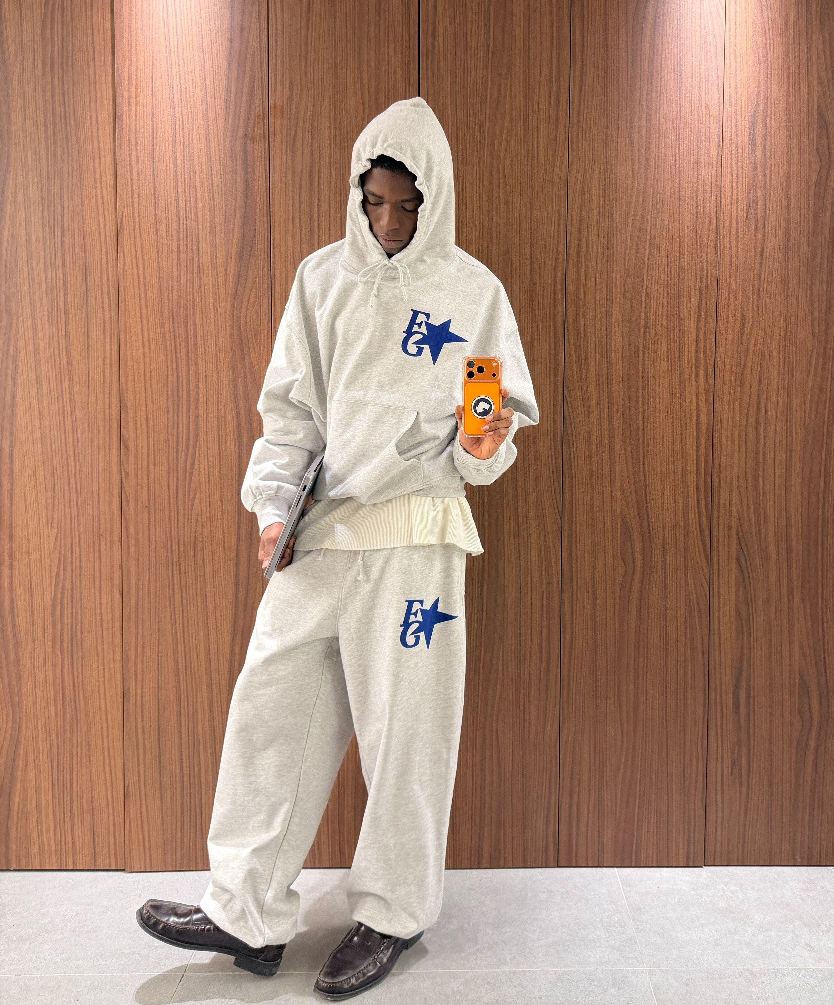 A New Star Hoodie Light Grey