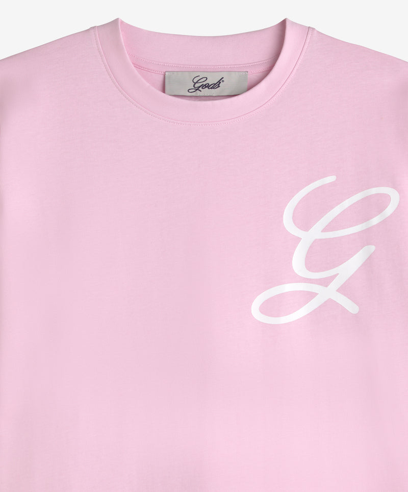 Love Script Boxy Tee Rose