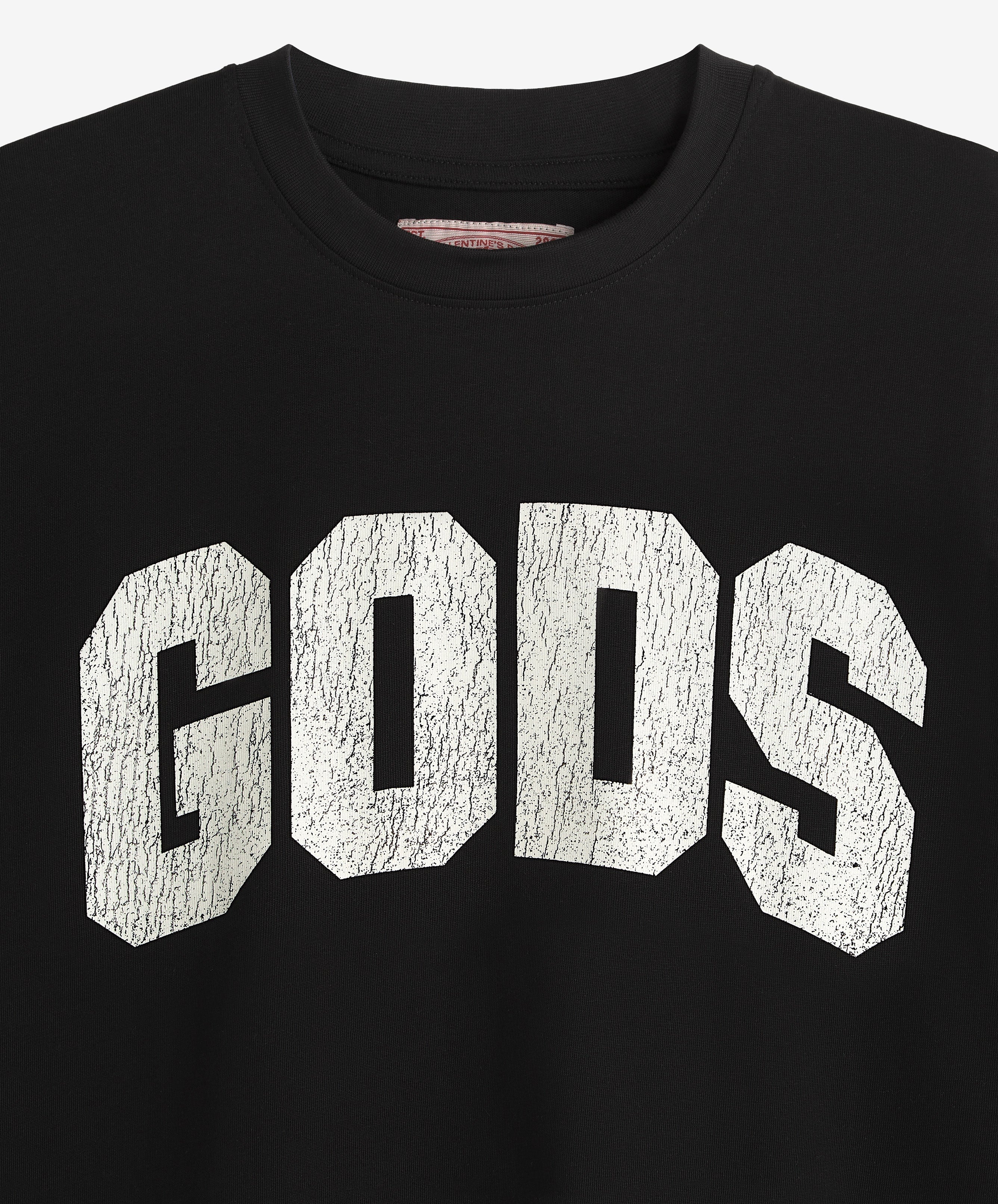 Gods Boxy Tee Black