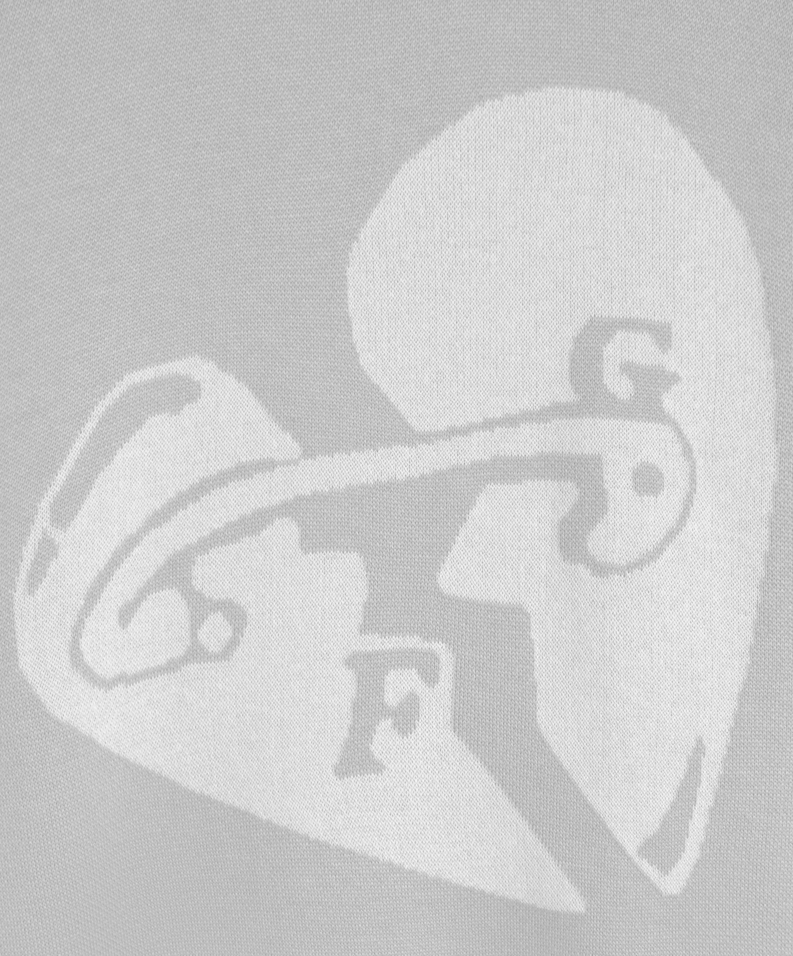 Valentine'S Knitted Sweater Light Grey