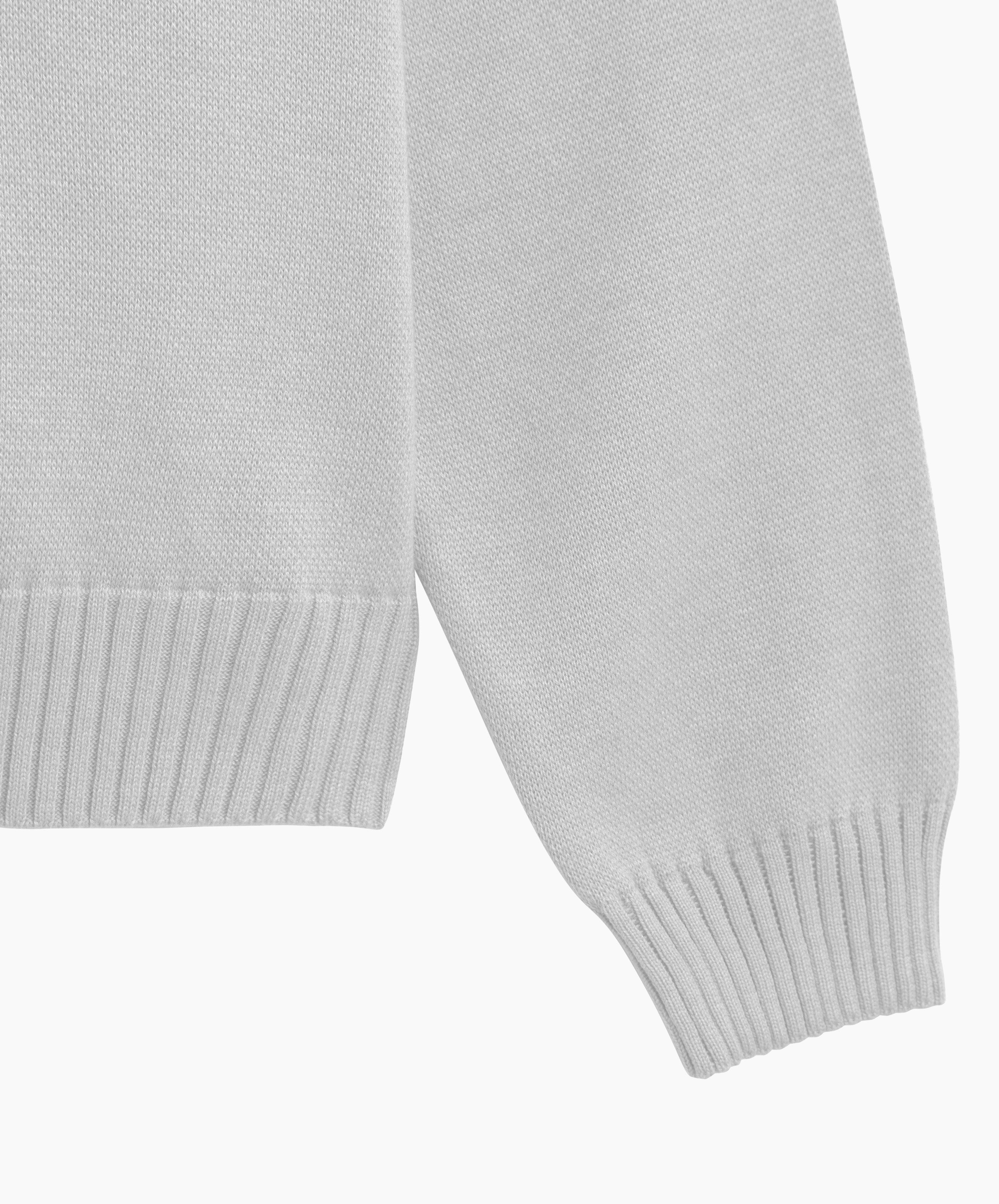 Valentine'S Knitted Sweater Light Grey