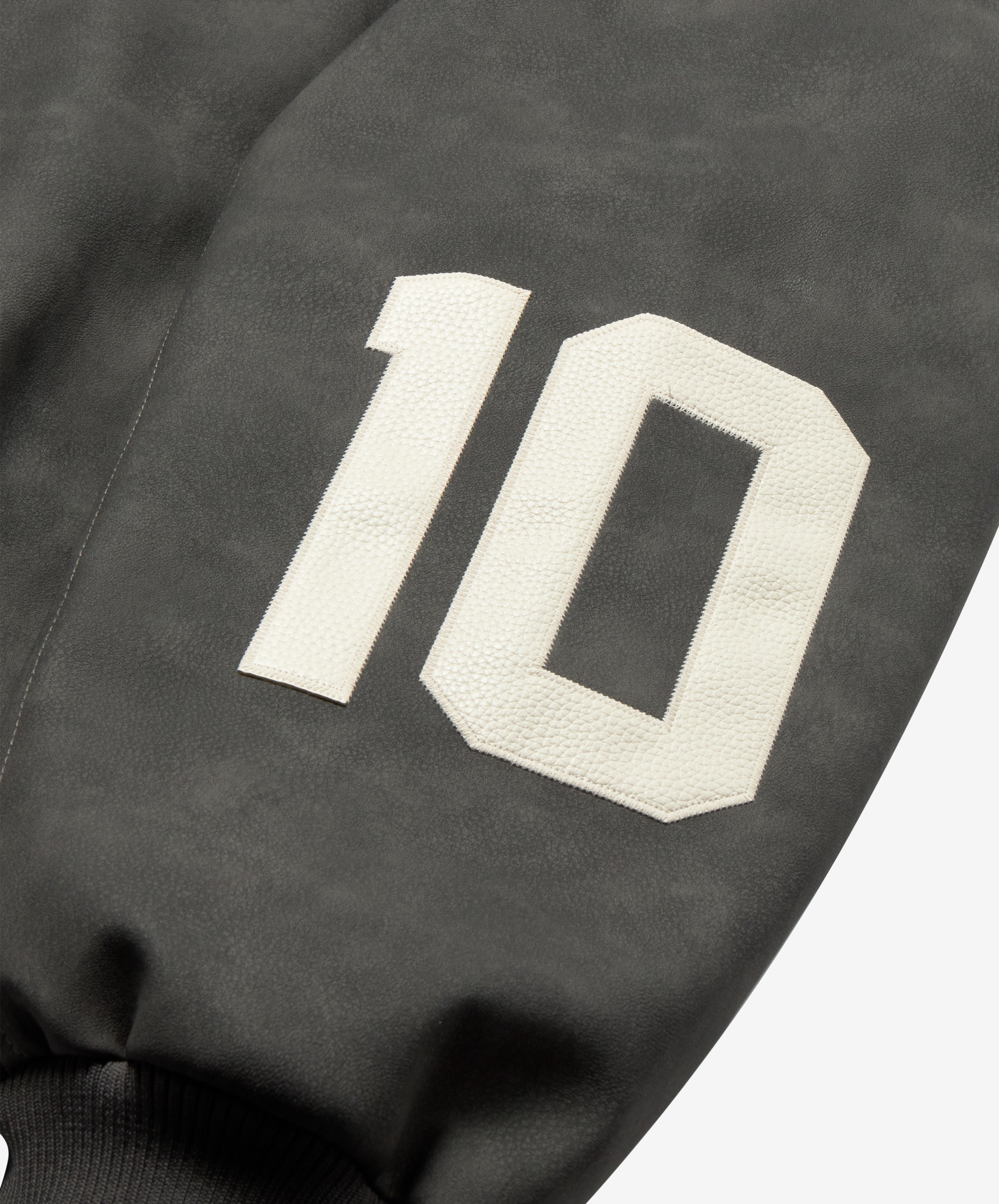 Vegan Leather Jacket Dark Grey