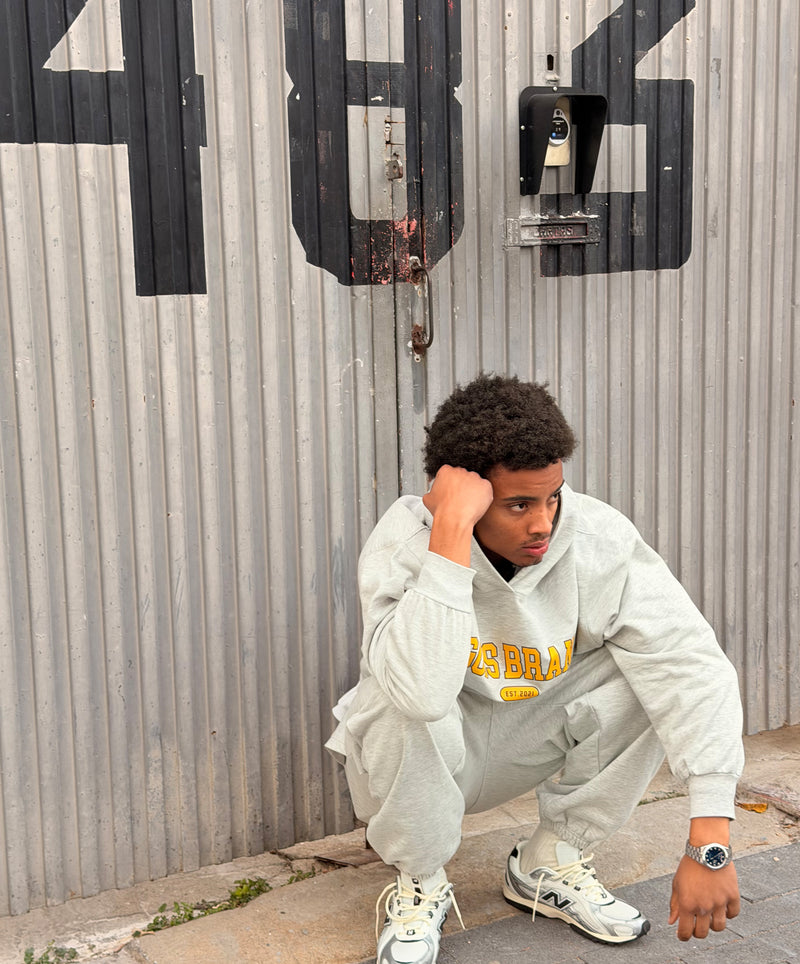 Godsbrand Joggers Gray Melange