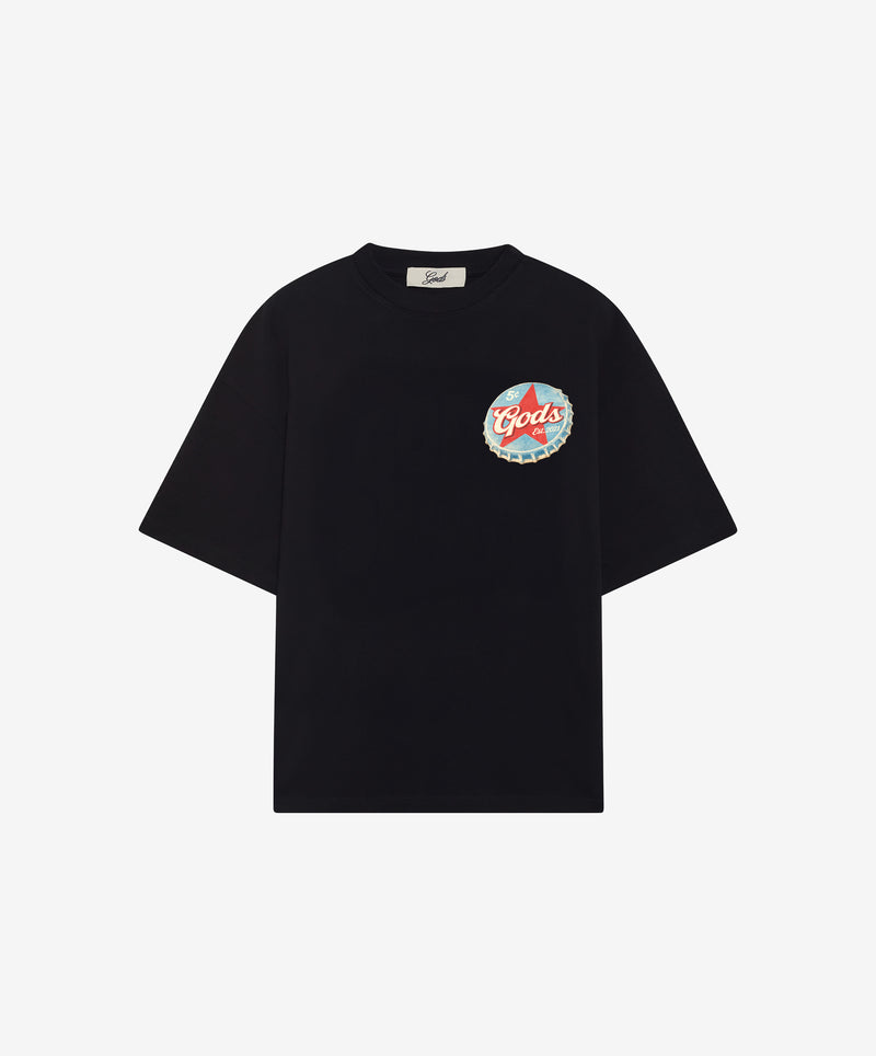 Bottle Cap Tee Black